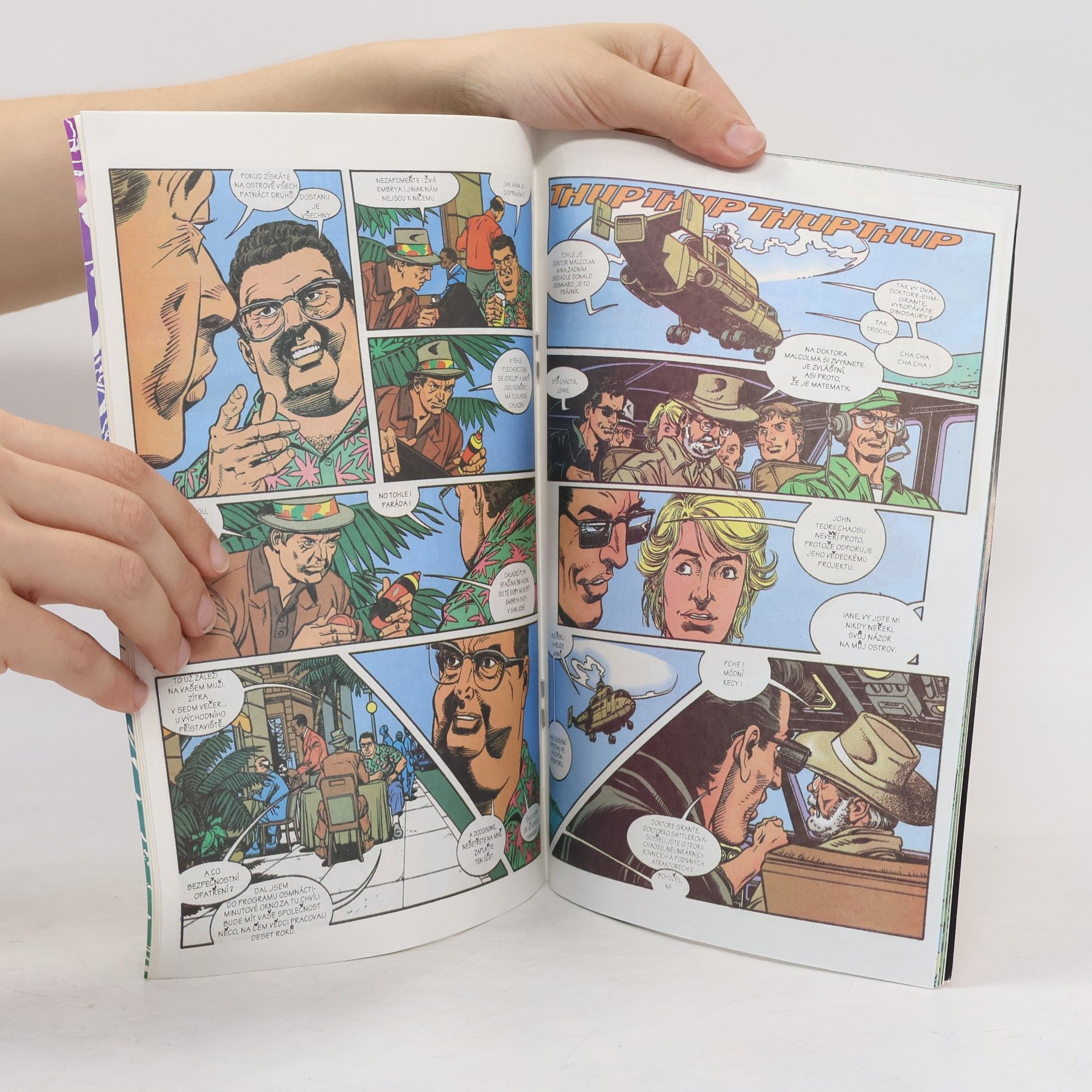 Walter Simonson Jurassic Park : comicsová verze slavného Spielbergova filmu. Část 1