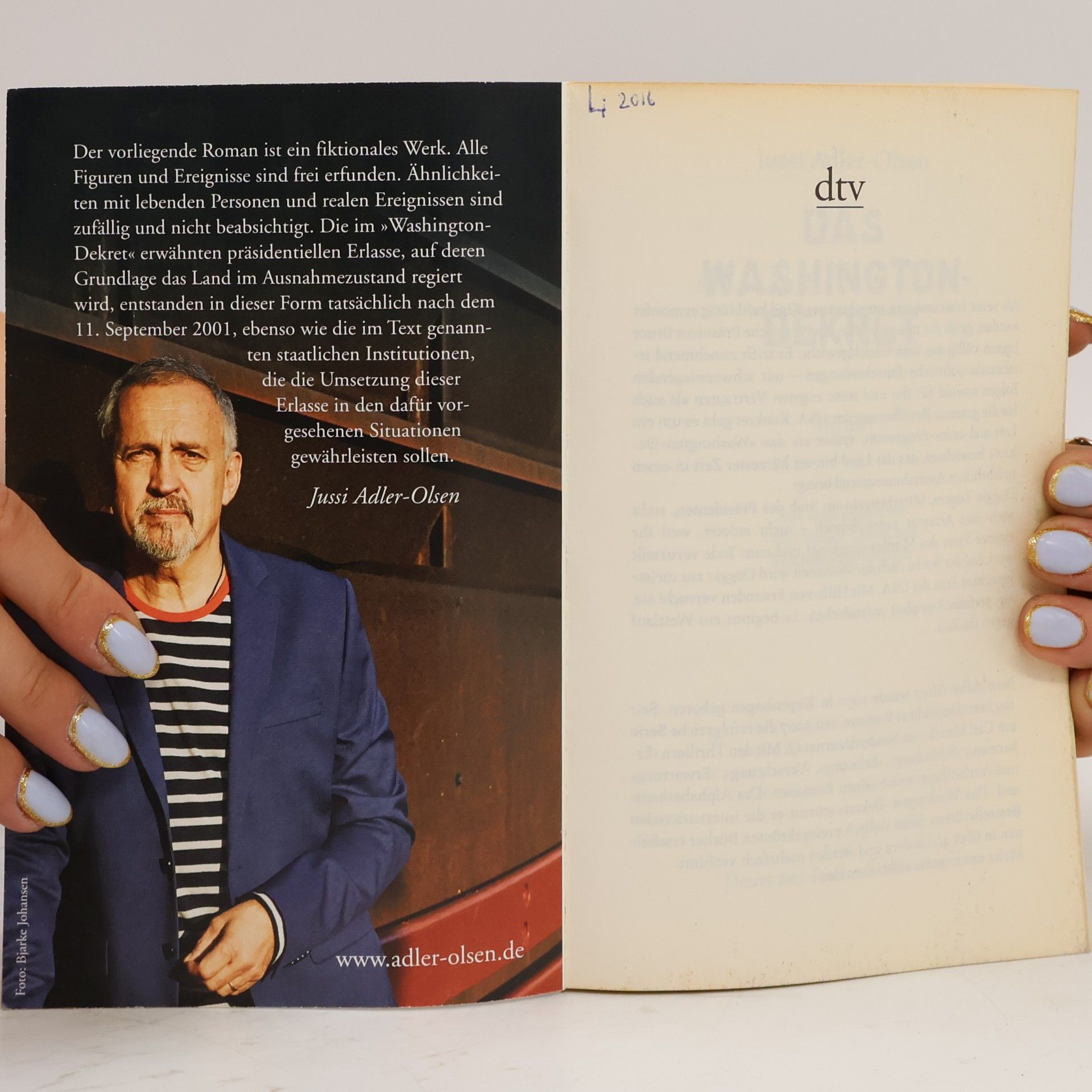 Jussi Adler-Olsen Das Washington Dekret