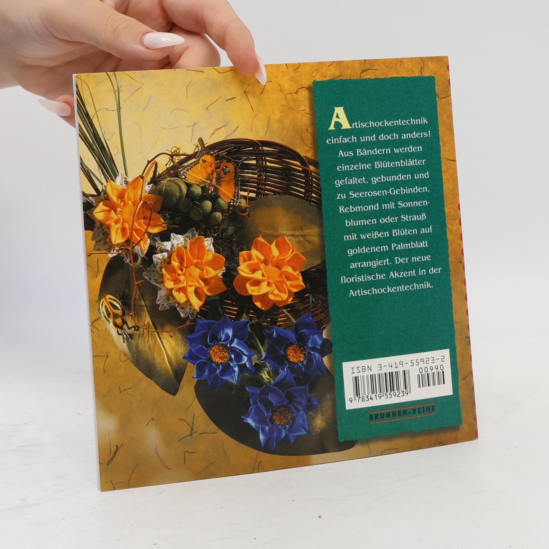 Zauberhafte Blumen aus Bändern