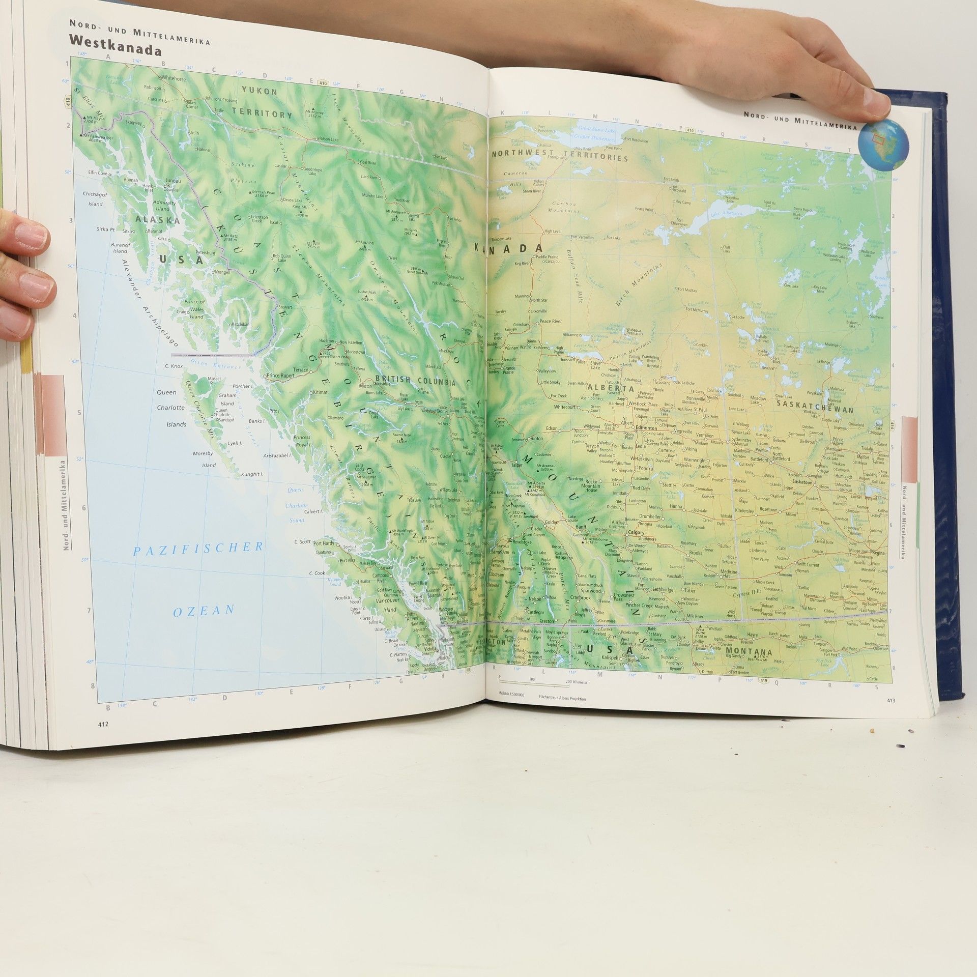Kolektiv autorů Geographica : der große Weltatlas mit Länderlexikon