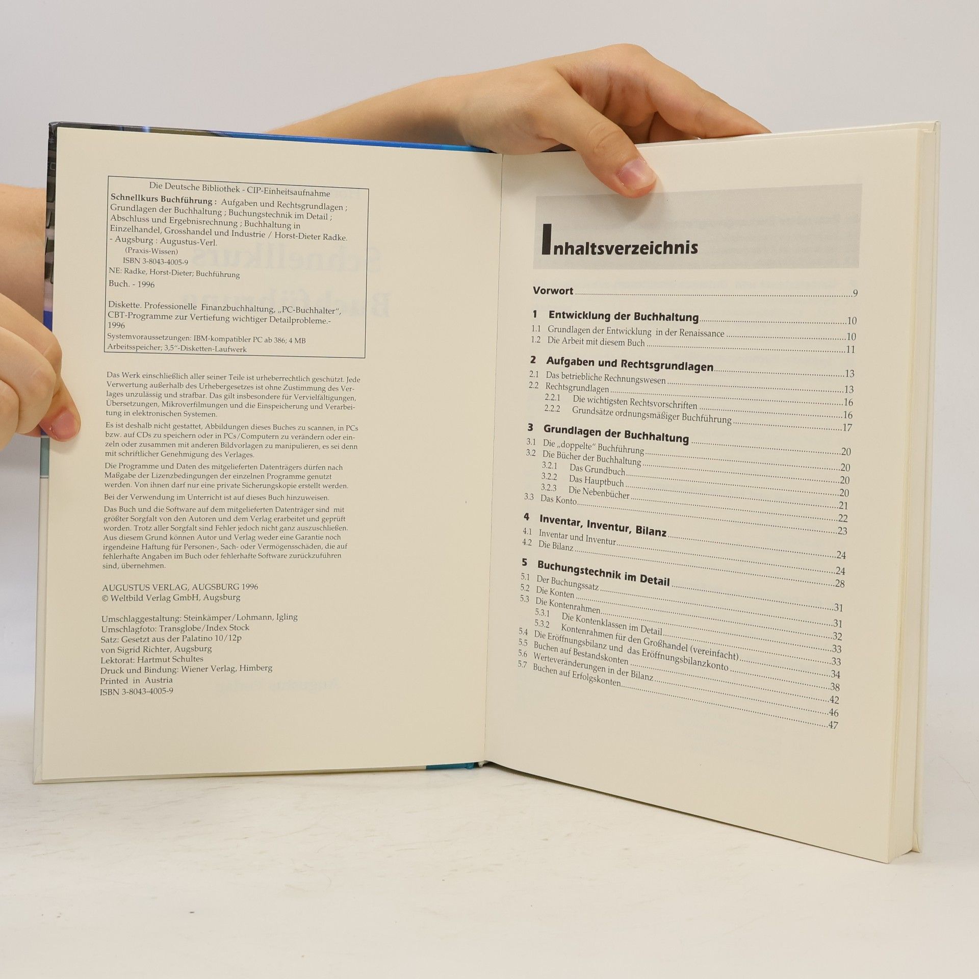 H. D. Radke Schnellkurs Buchführung