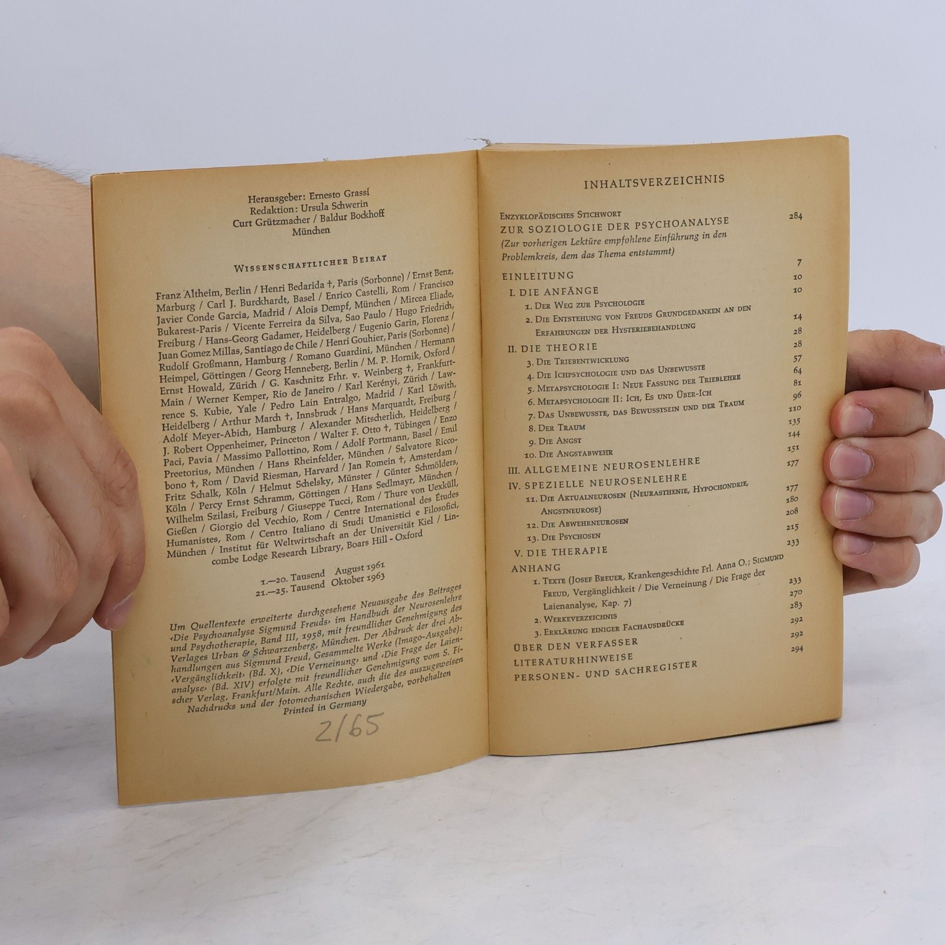 Gustav Bally Einführung in die Psychoanalyse Sigmund Freuds