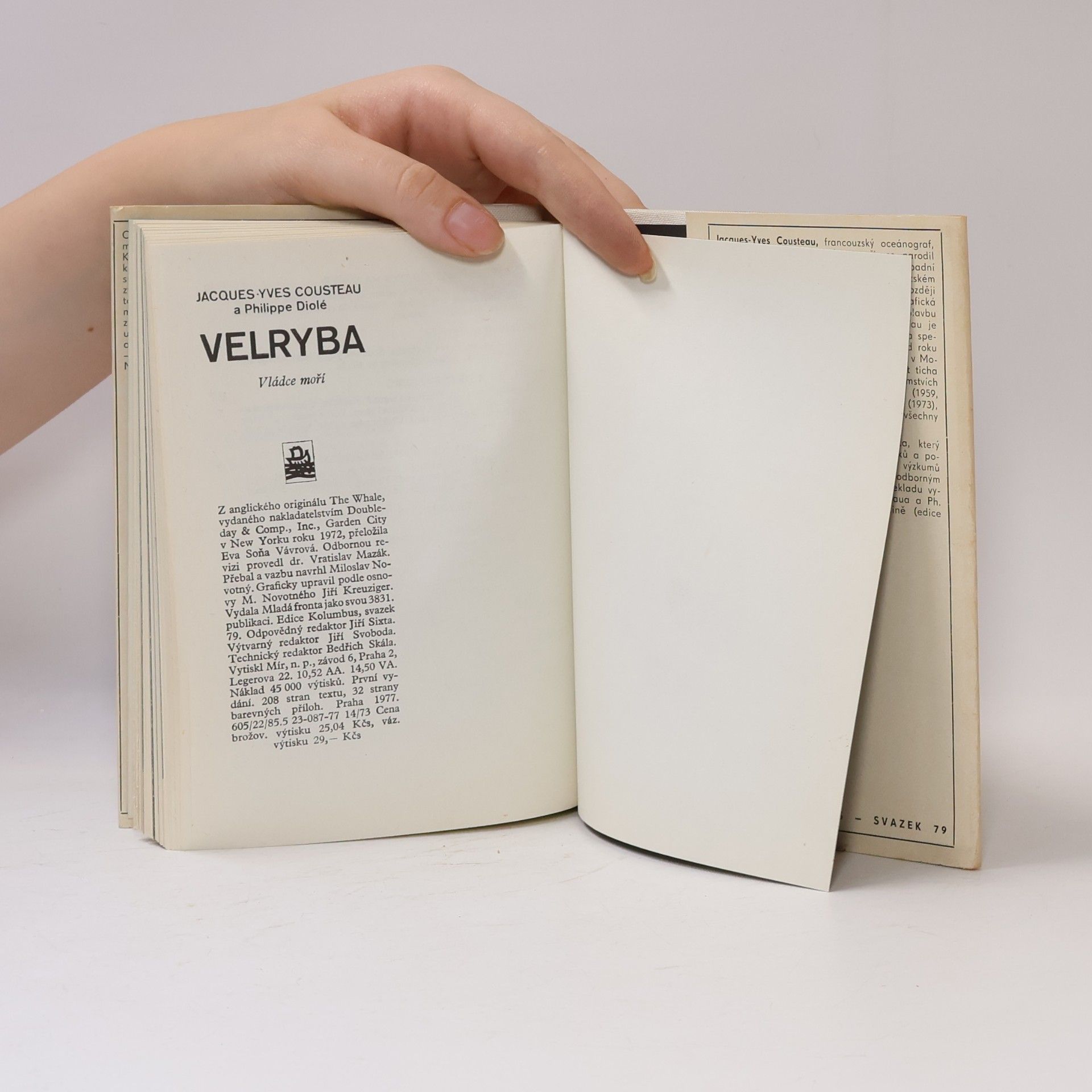 Jacques-Yves Cousteau Velryba