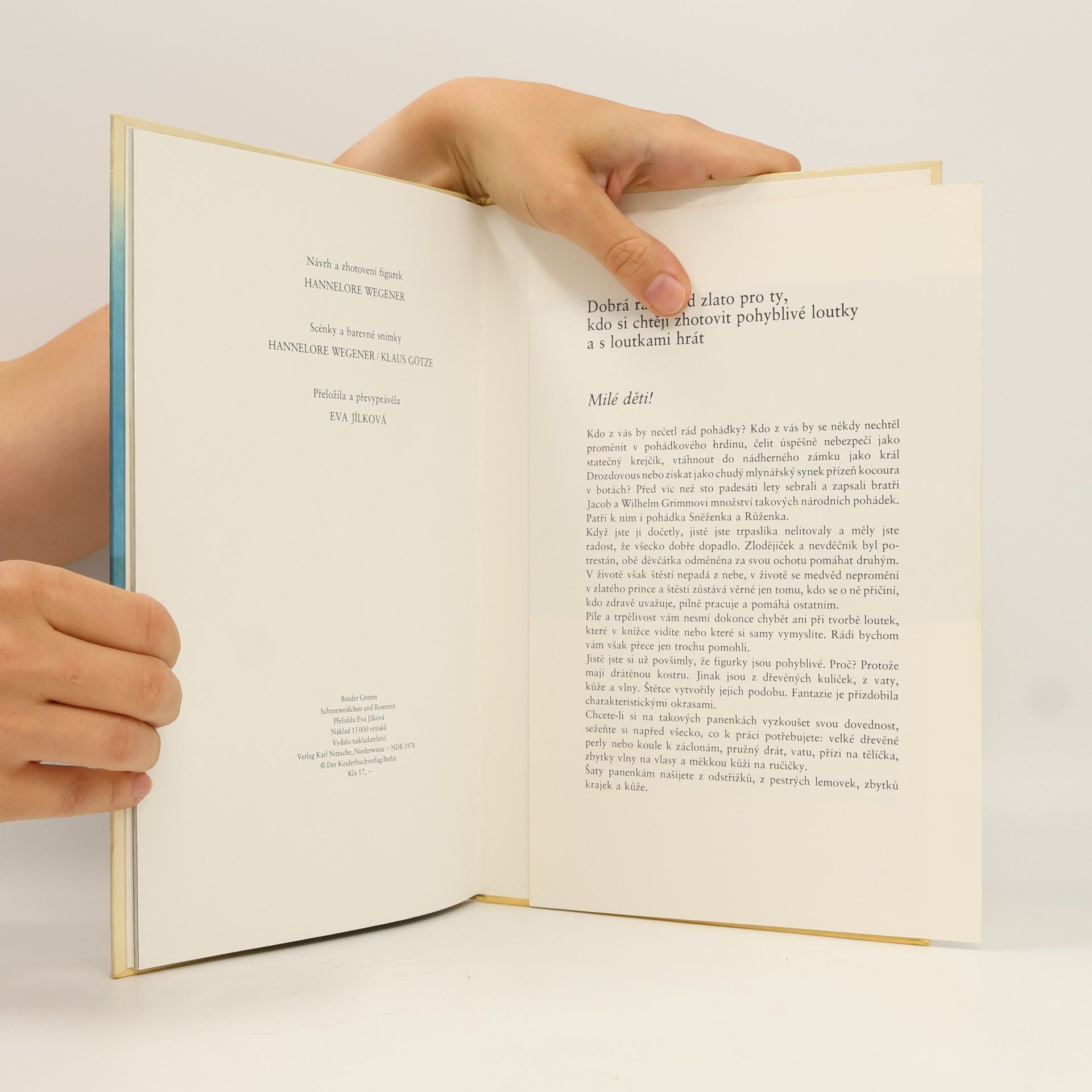 Wilhelm Grimm Sněženka a Růženka