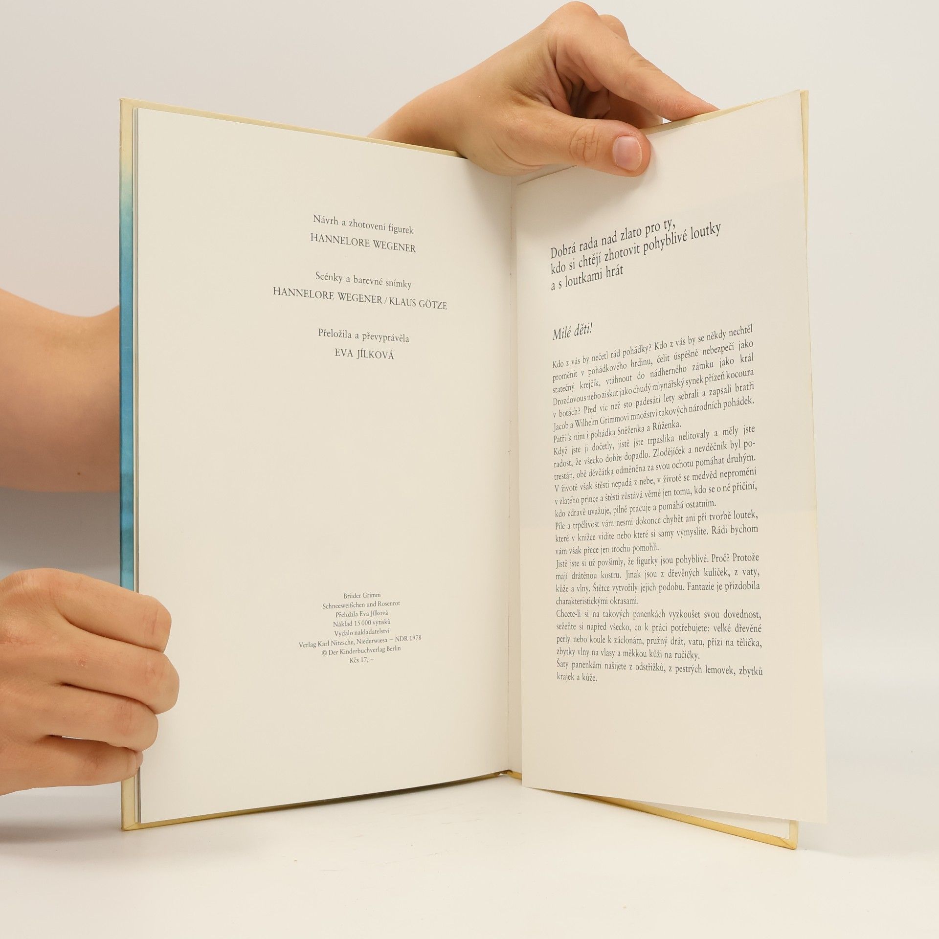 Wilhelm Grimm Sněženka a Růženka