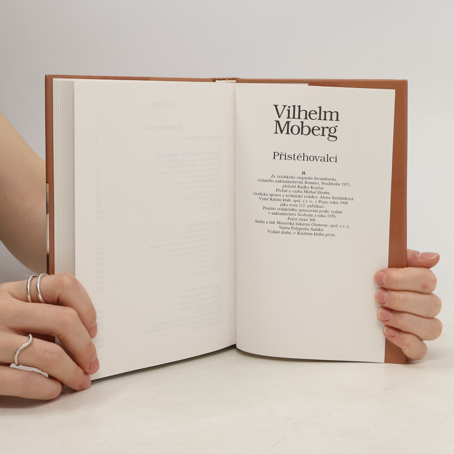 Vilhelm Moberg Vystěhovalci 2: Přistěhovalci