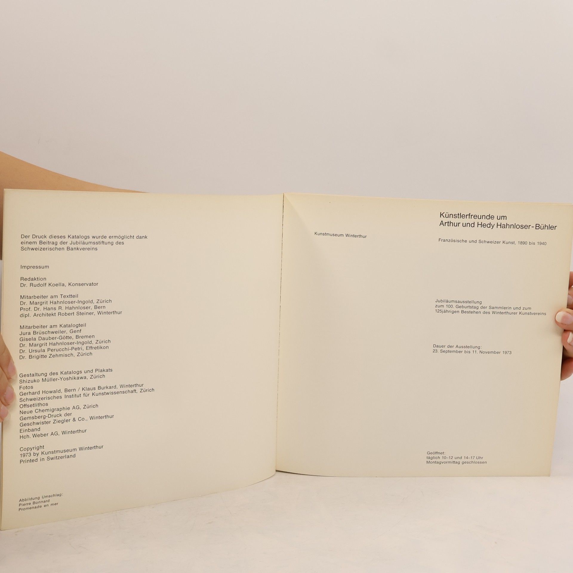 Autorenkollektiv Künstlerfreunde um Arthur und Hedy Hahnloser-Bühler