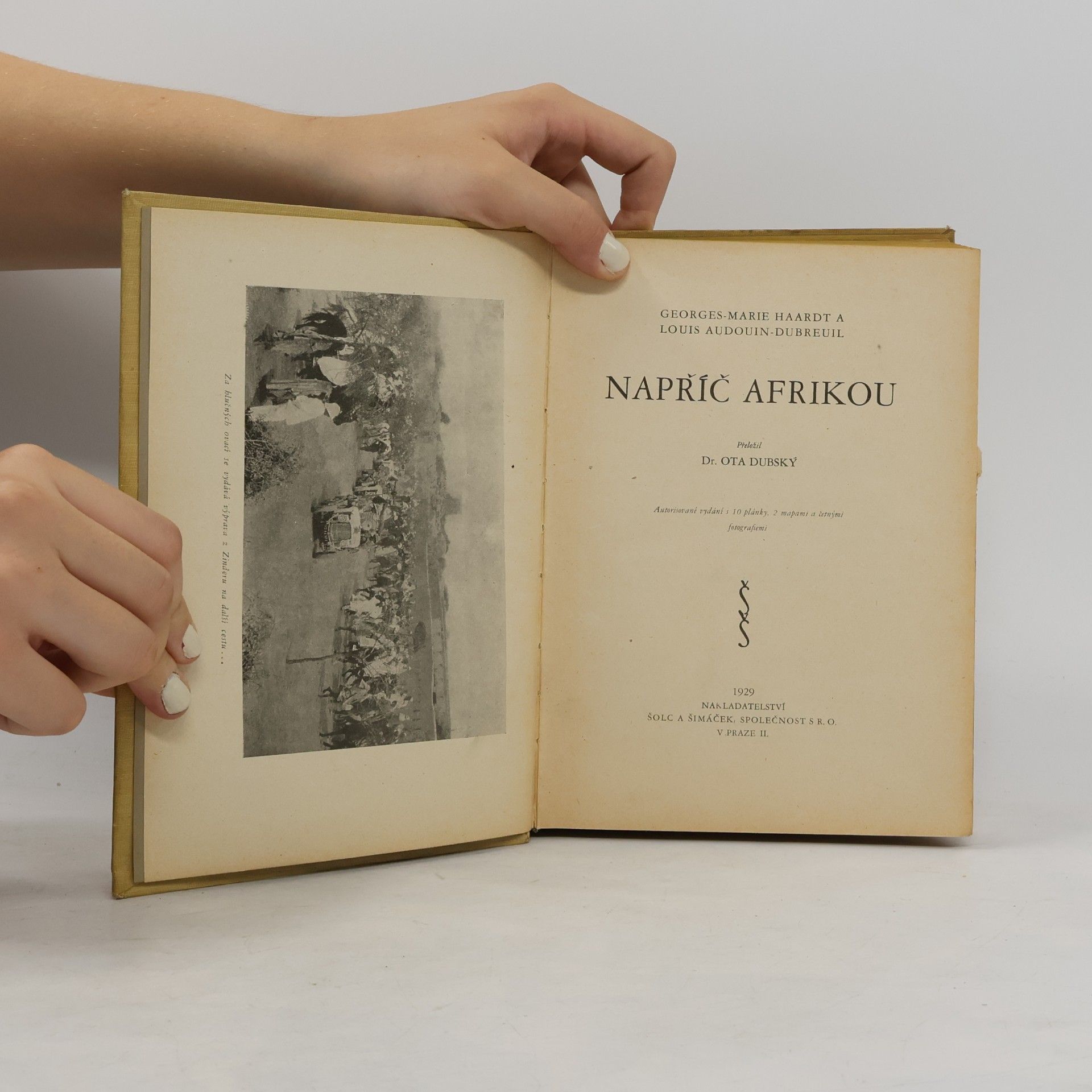 Georges Marie Haardt Napříč Afrikou