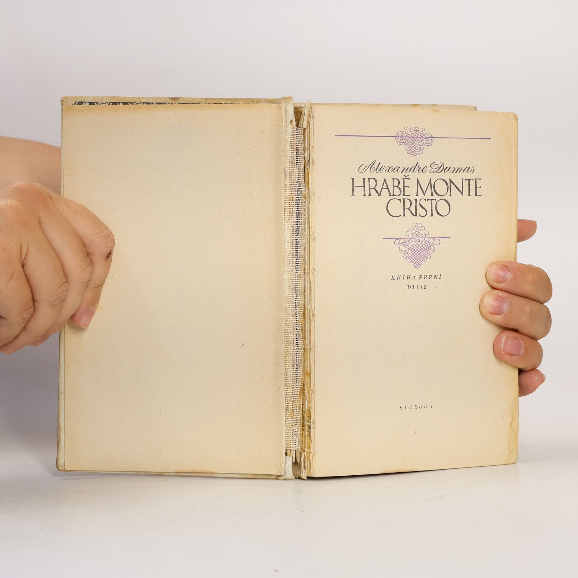 Alexandre Dumas der Ältere Hrabě Monte Cristo. Kniha první. Díl 1/2