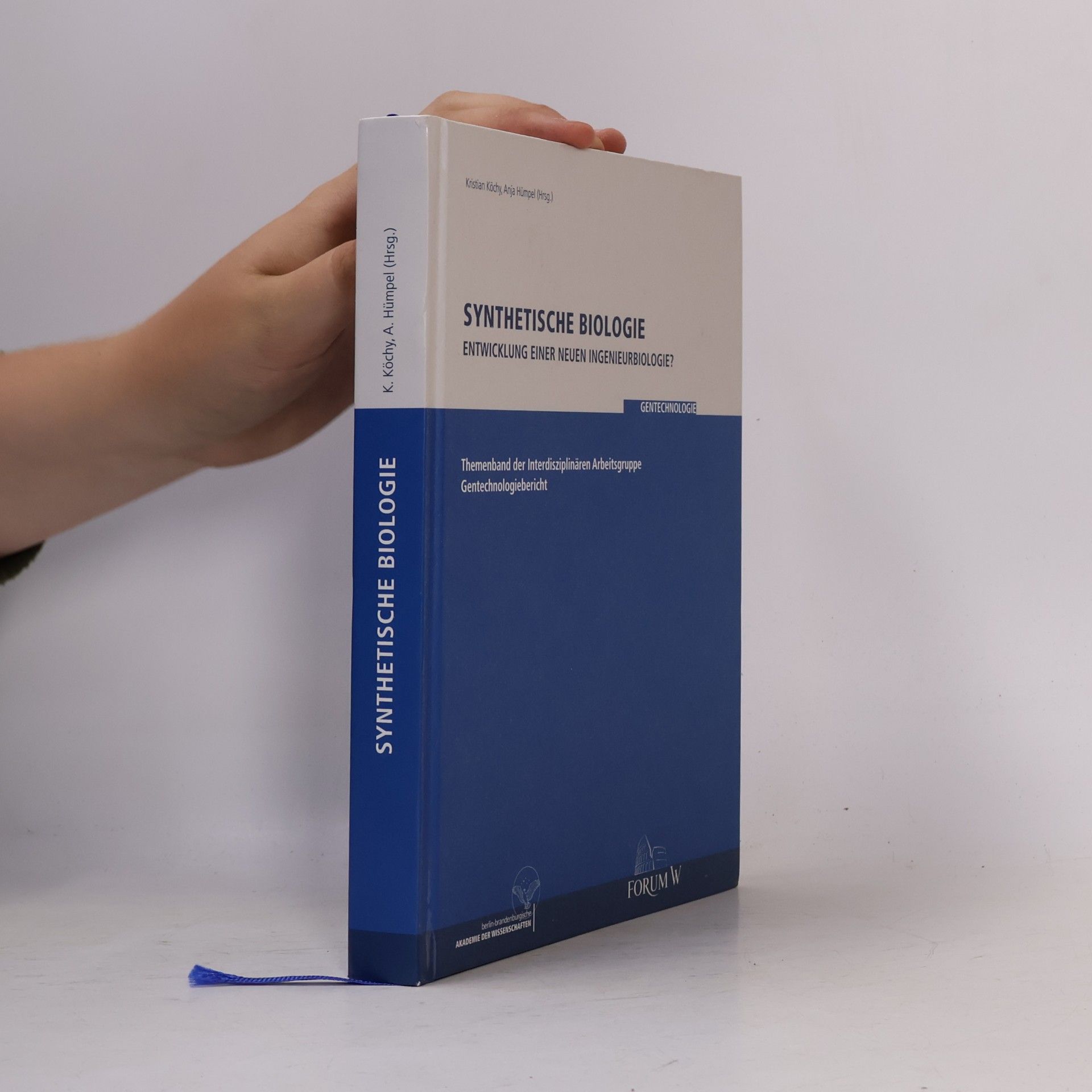 Kristian Köchy Synthetische Biologie - Entwicklung einer neuen Ingenieurbiologie?