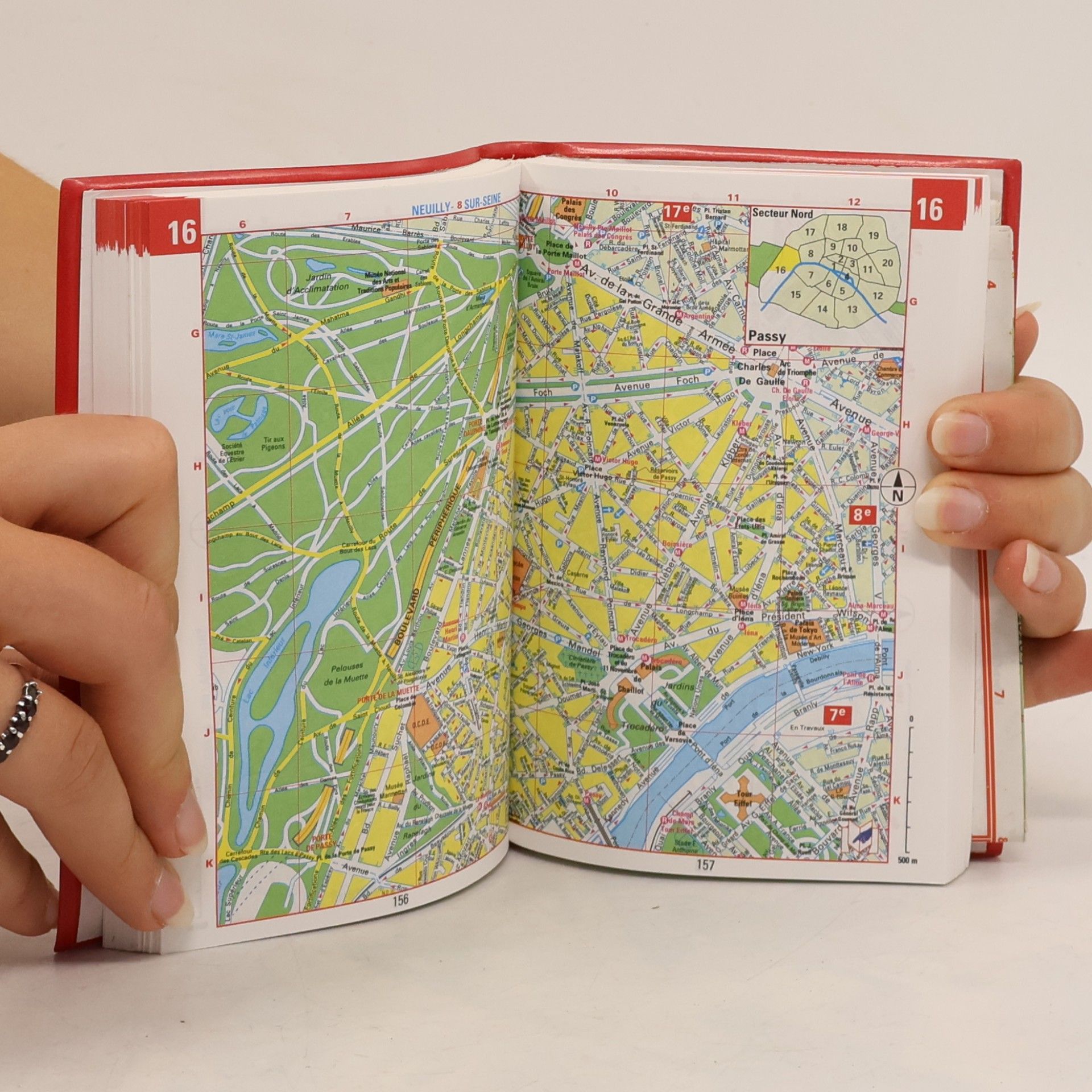 R17 Plan de Paris classique par arrondissement