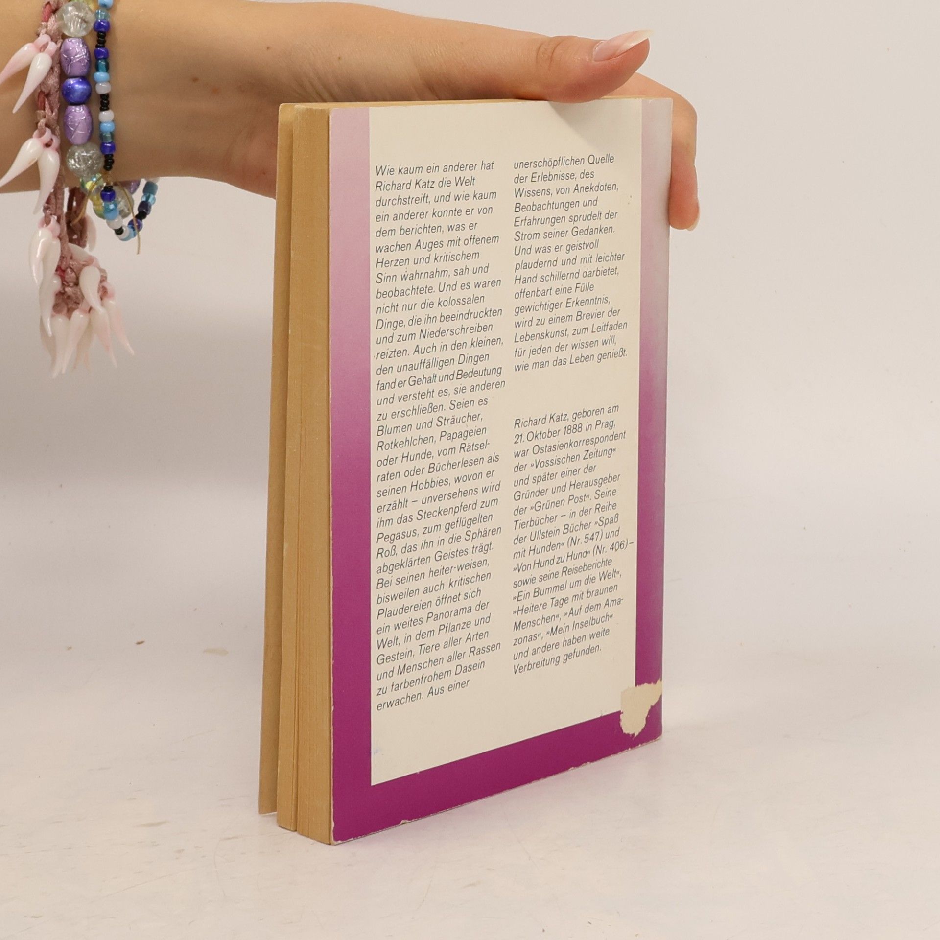 Richard Katz Steckenpferde