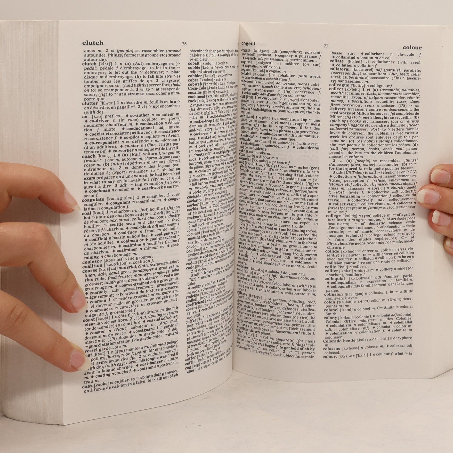 B. T. S. Beryl T. Sue Atkins Robert Collins Junior Dictionnaire Français-anglais, Anglais-français