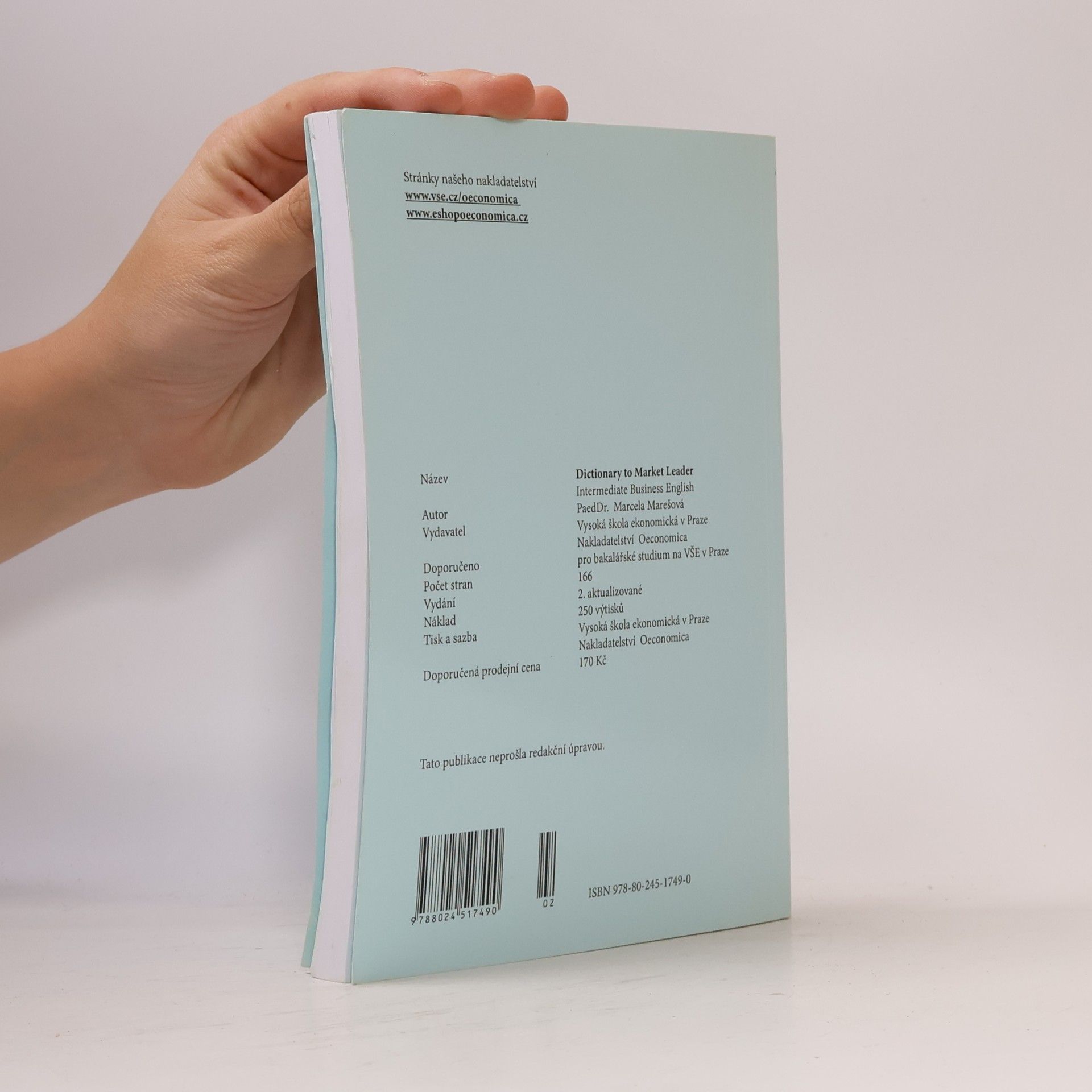 Marcela Marešová Dictionary to market leader : intermediate business English