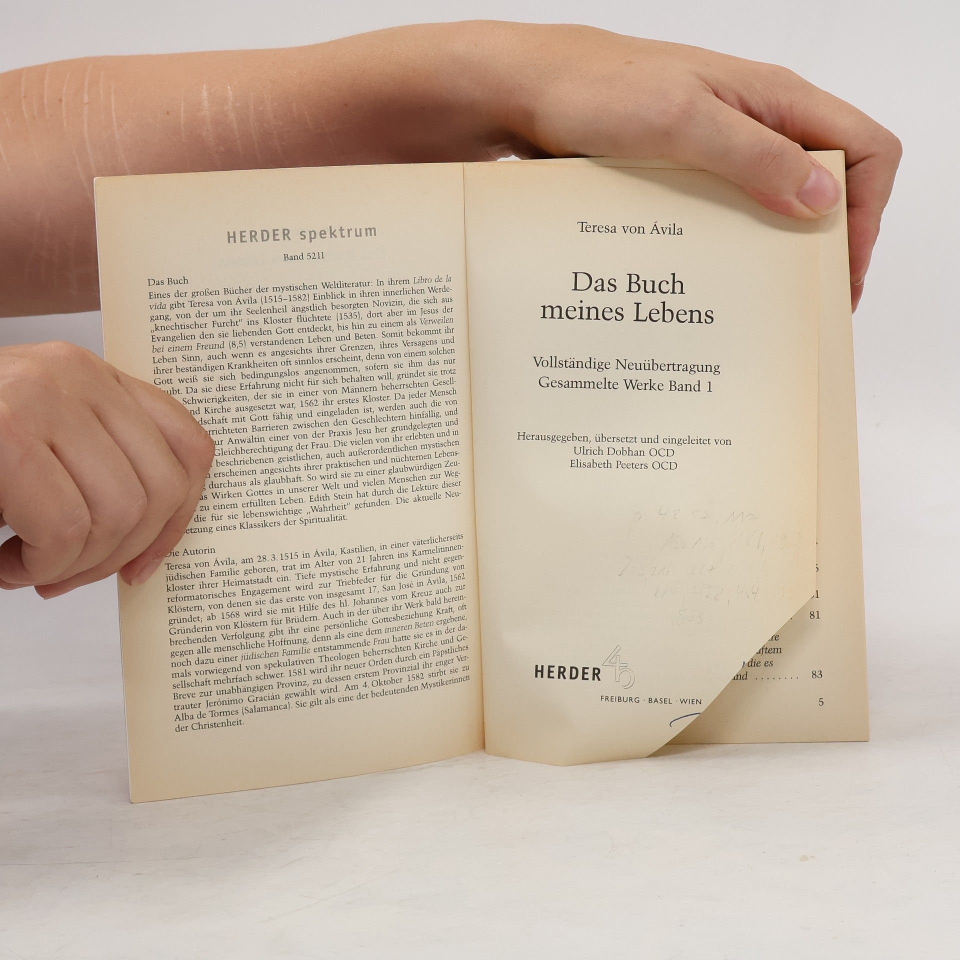 Teresa von Ávila Das Buch meines Lebens
