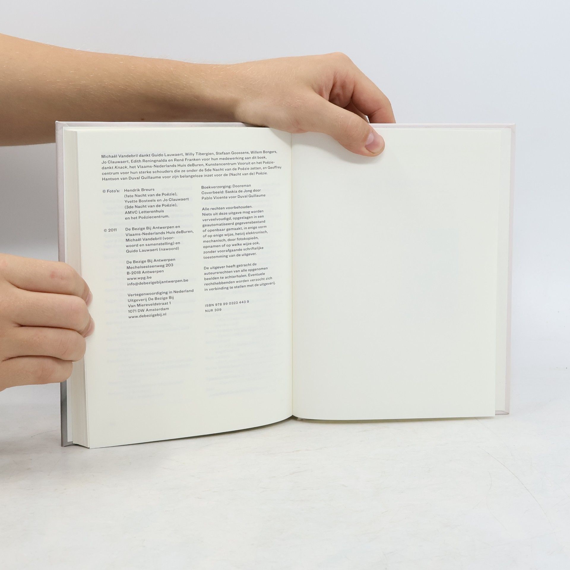 Michaël Vandebril 5de Nacht van de Poezie