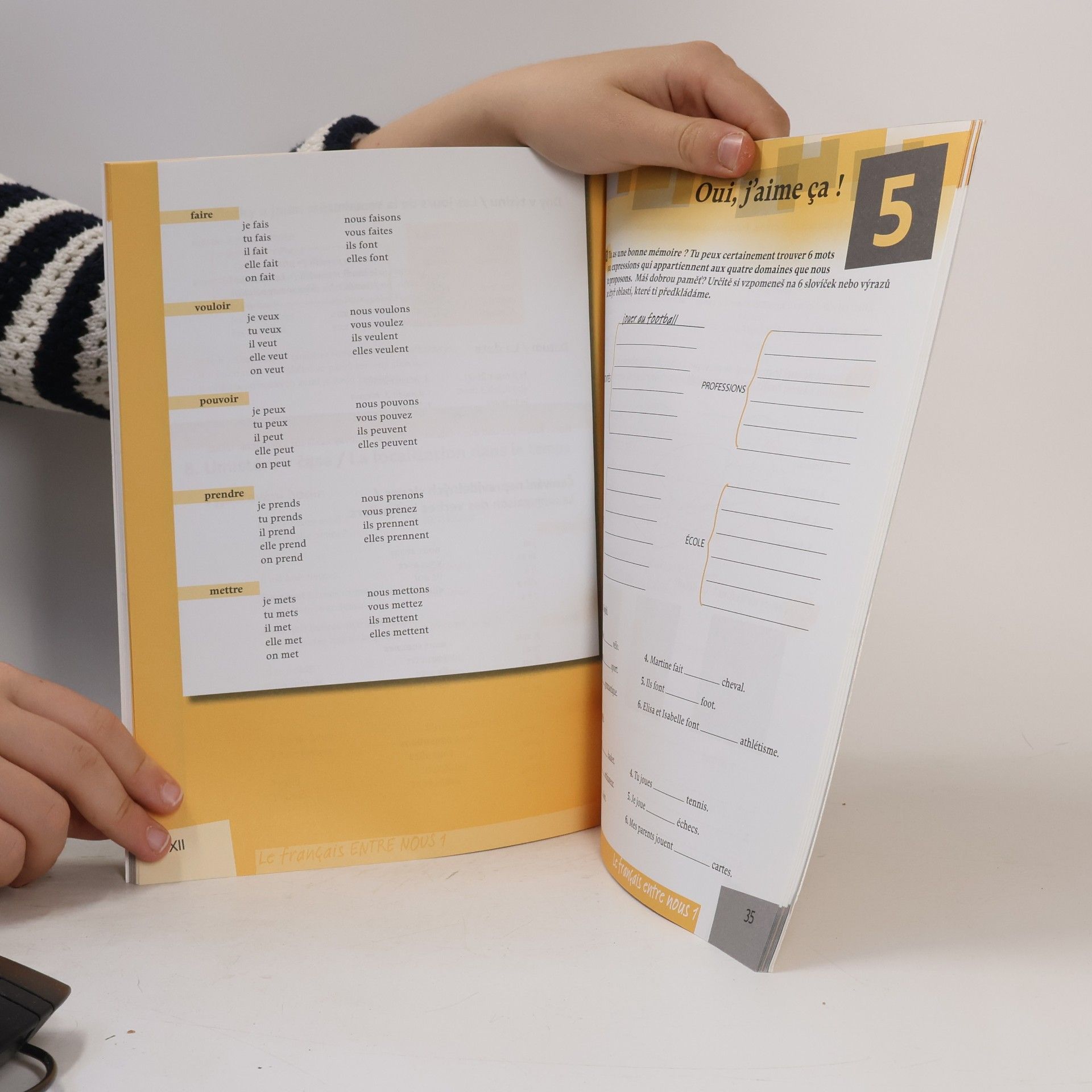 Autorenkollektiv Le français ENTRE NOUS 1 - Pracovní sešit