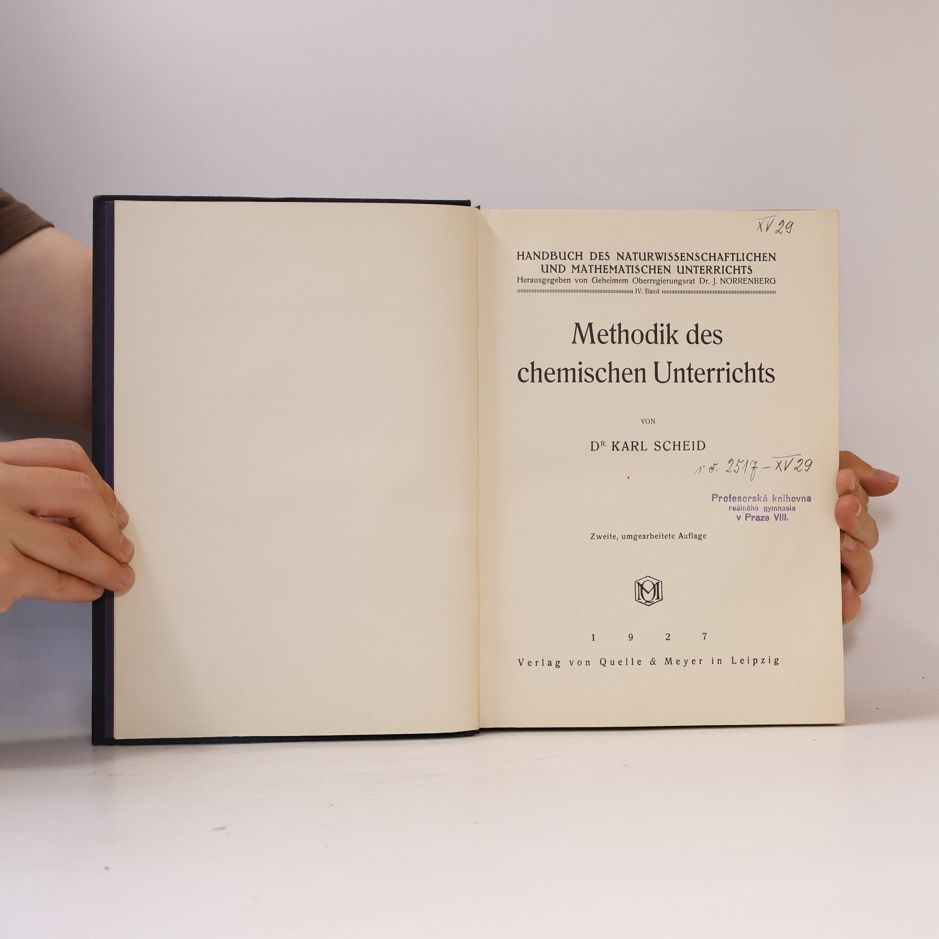Karl Scheid Methodik des chemischen Unterrichts