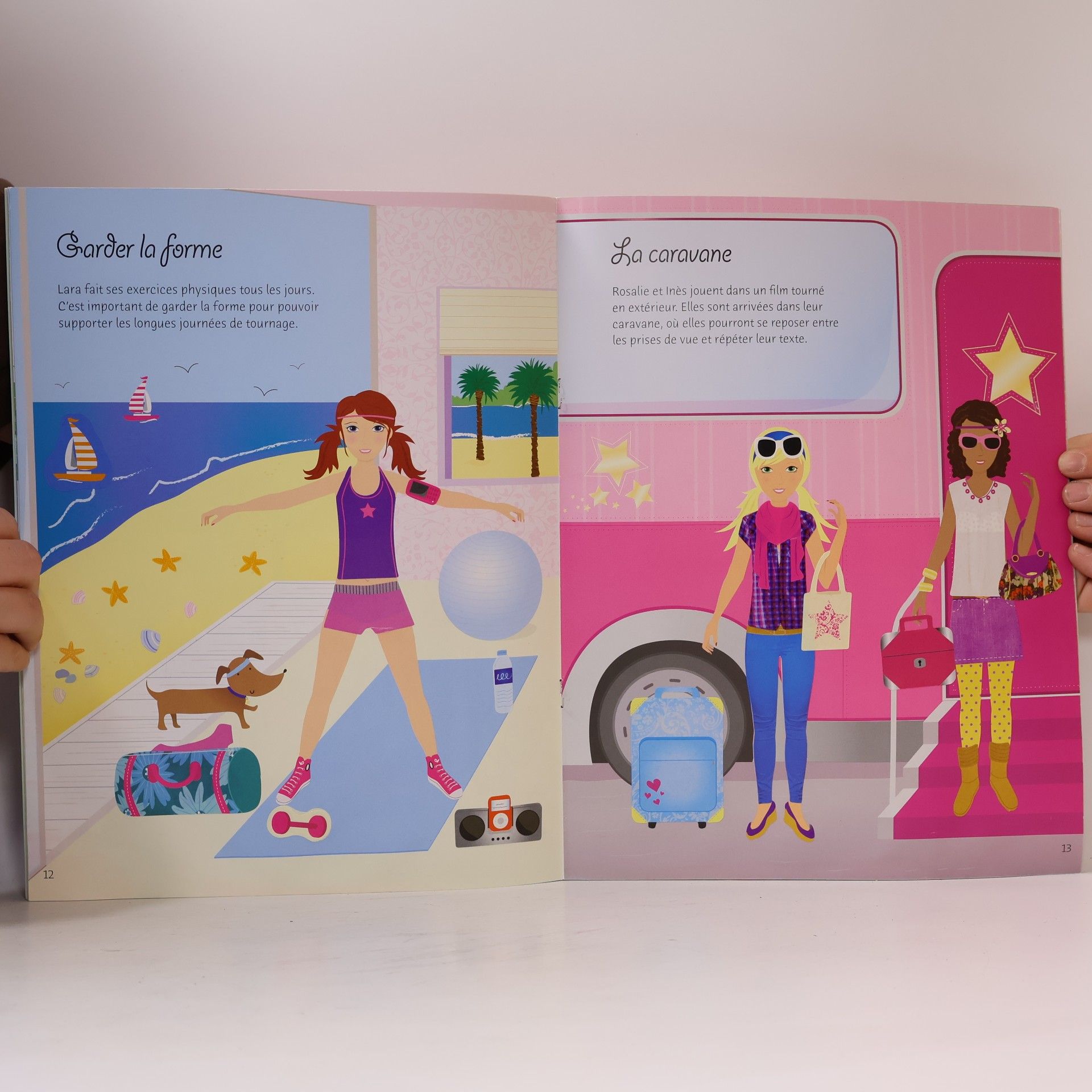 Lorraine Beurton-Sharp J'habille mes amies - les actrices - autocollants Usborne