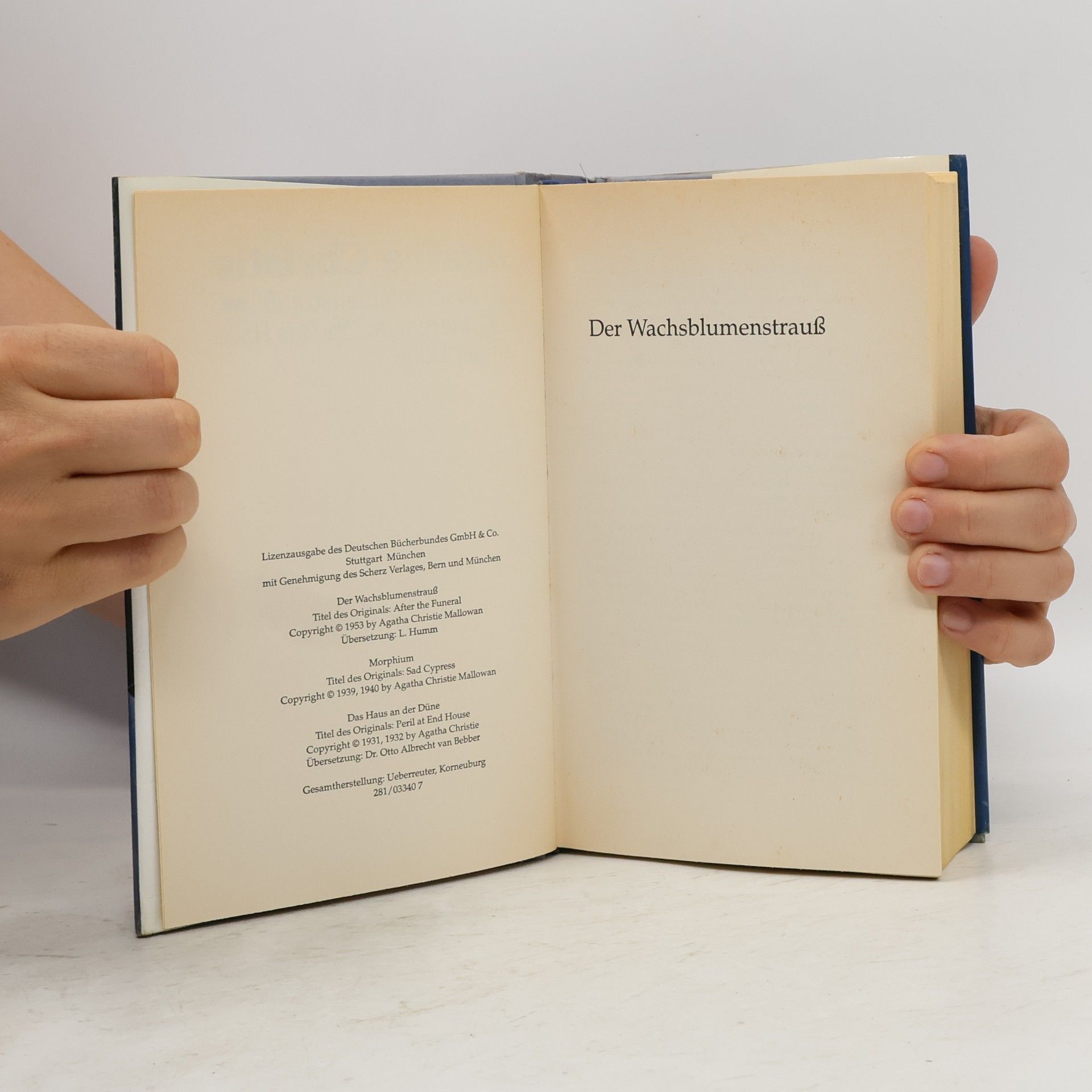 Agatha Christie Der Wachsblumenstrauss, Morphium, Das Haus an der Düne