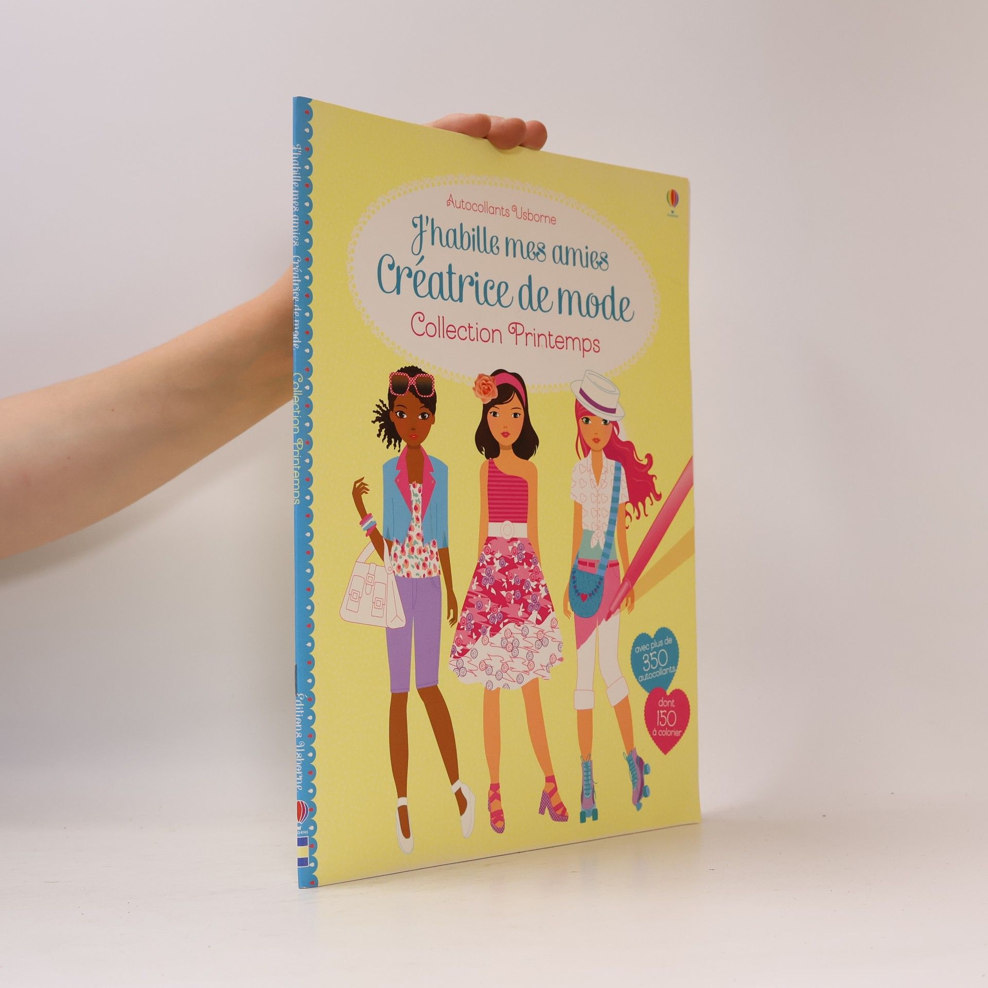 Collection Printemps: J'habille mes amies créatrice de mode - autocollants Usborne