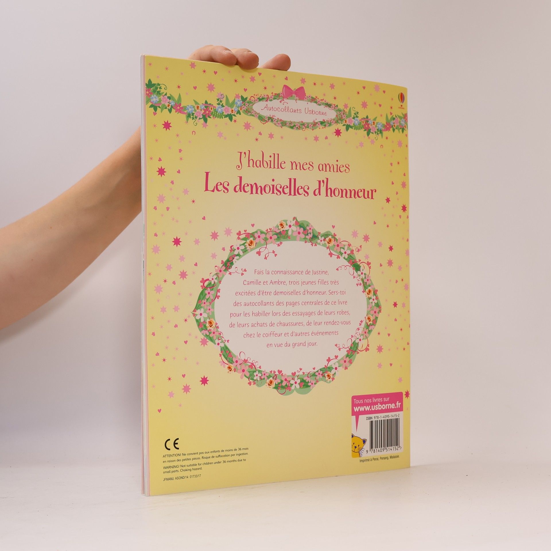Lorraine Beurton-Sharp Autocollants Usborne: J'habille mes amies les demoiselles d'honneur