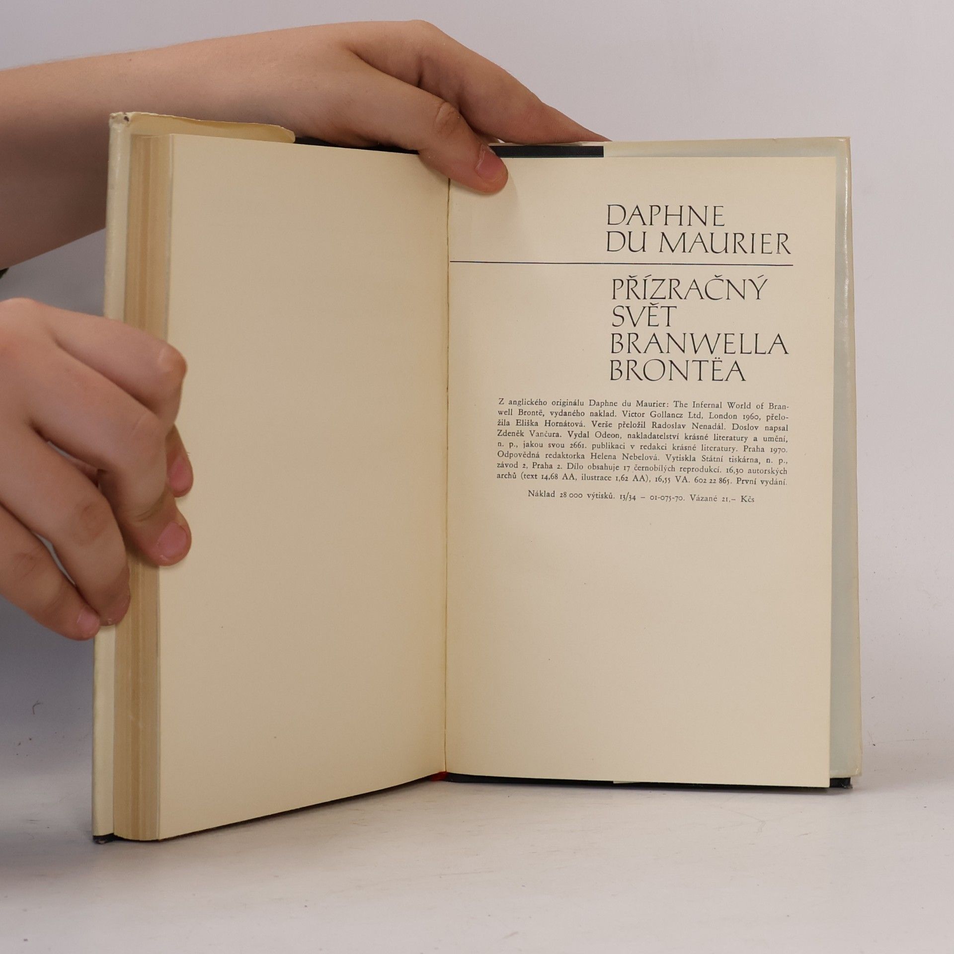 Daphne du Maurier Přízračný svět Branwella Brontëa
