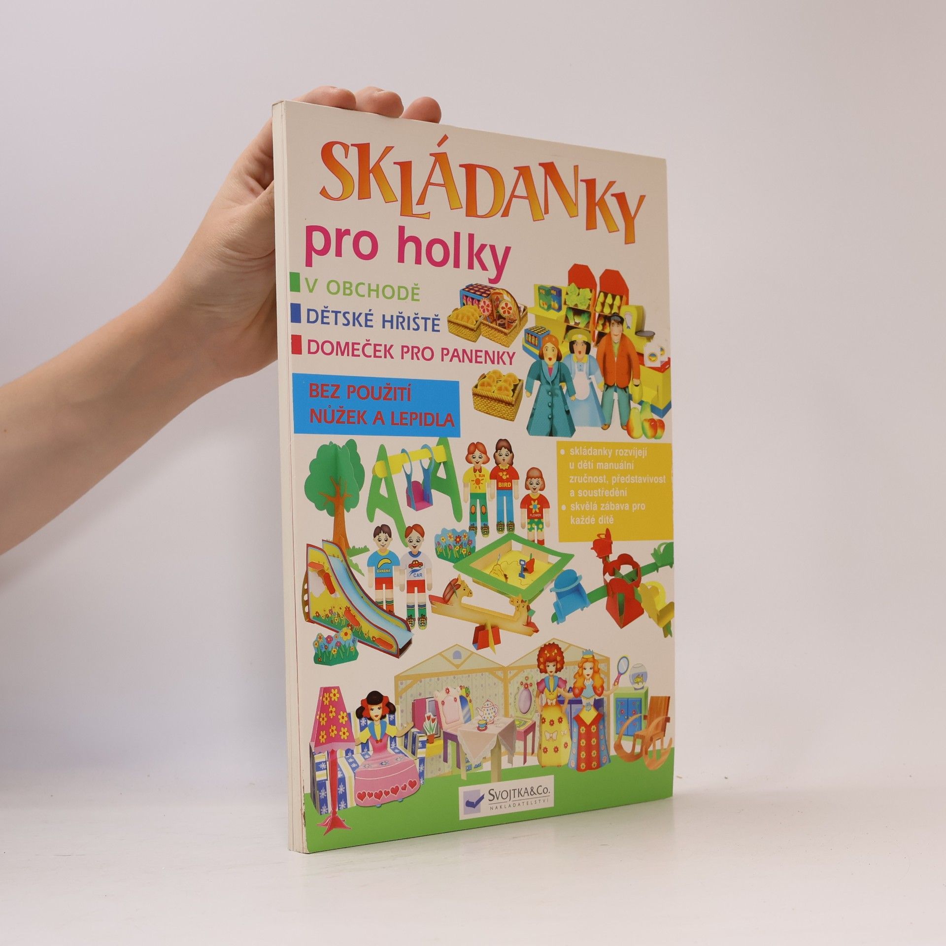 Autorenkollektiv Skládanky pro holky bez použití nůžek a lepidla