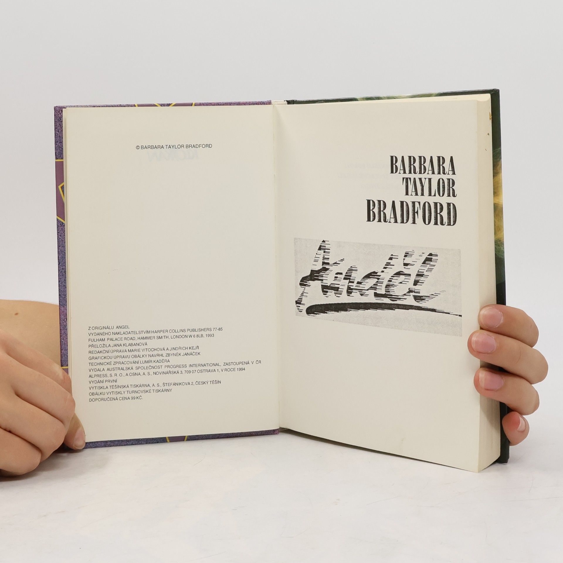 Barbara Taylor Bradford Anděl