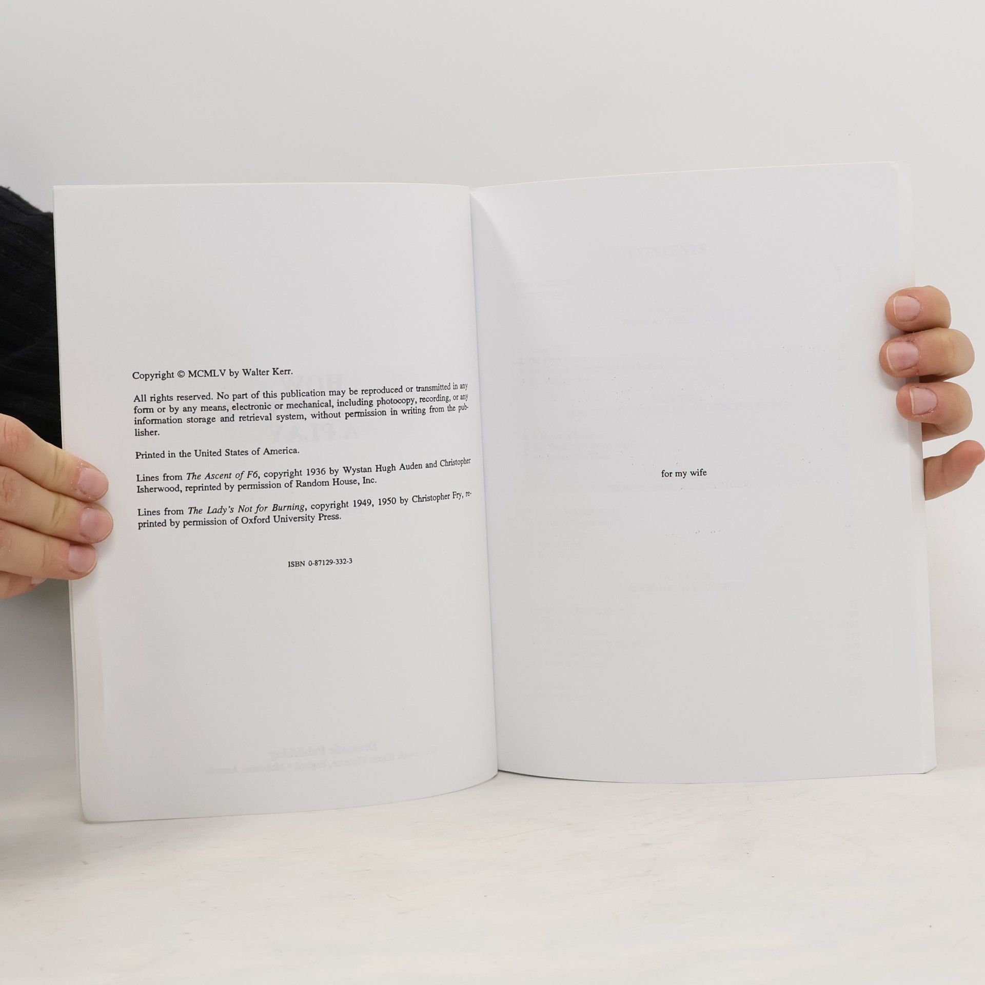 Walter Kerr How Not to Write a Play