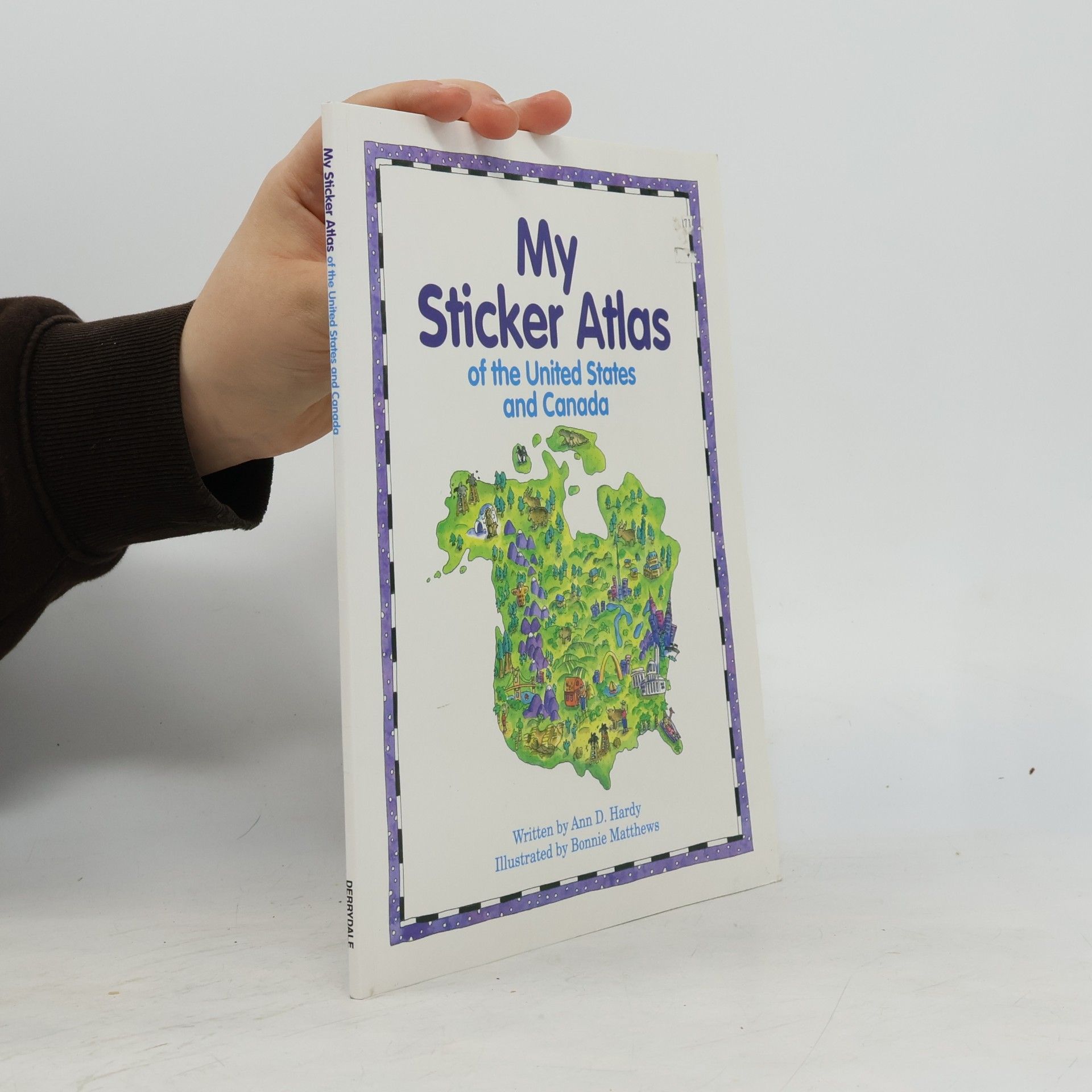 Ann D. Hardy My Sticker Atlas of the United States & Canada