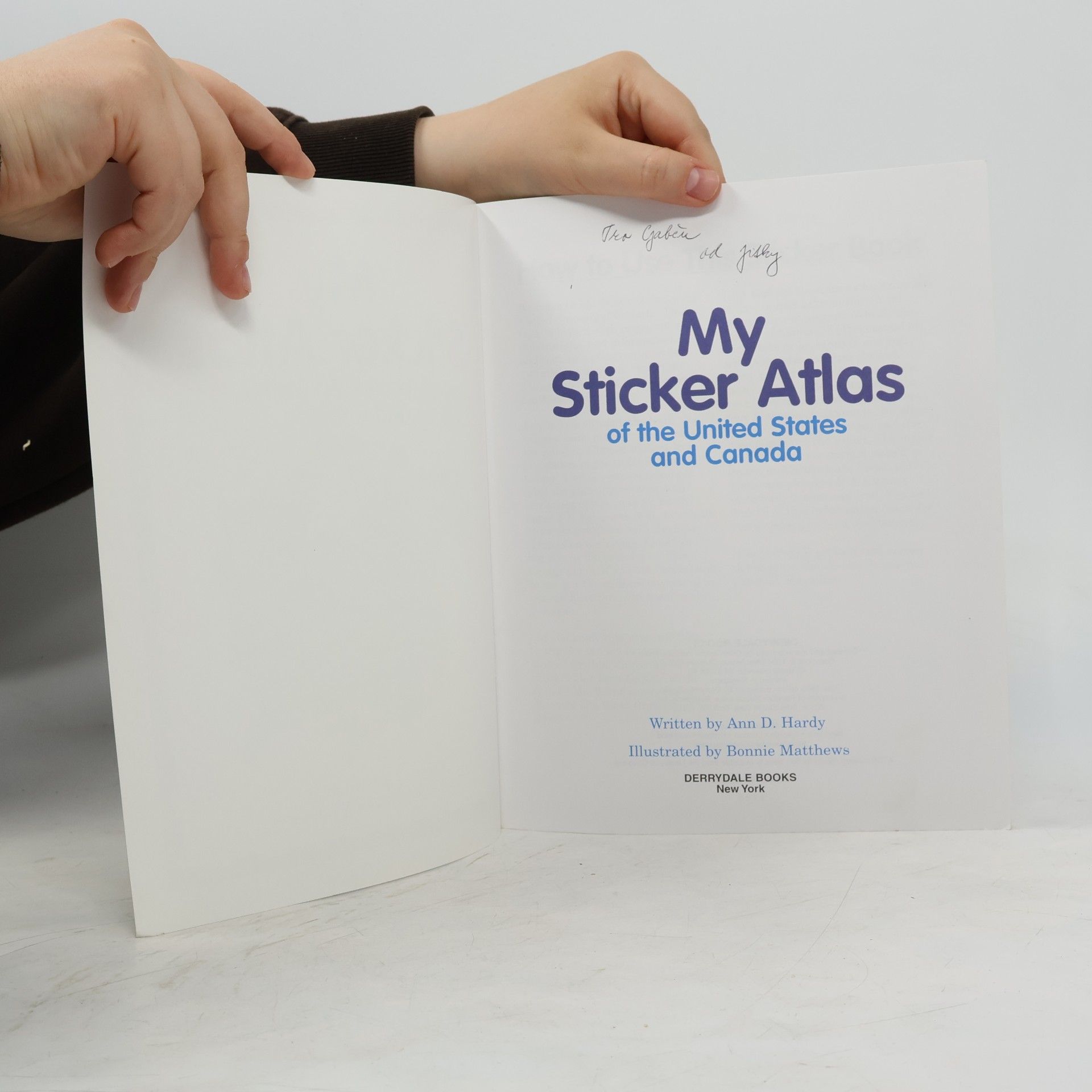 Ann D. Hardy My Sticker Atlas of the United States & Canada