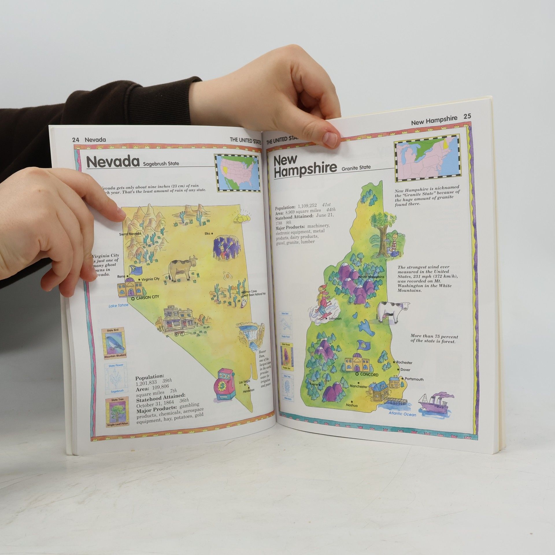 Ann D. Hardy My Sticker Atlas of the United States & Canada