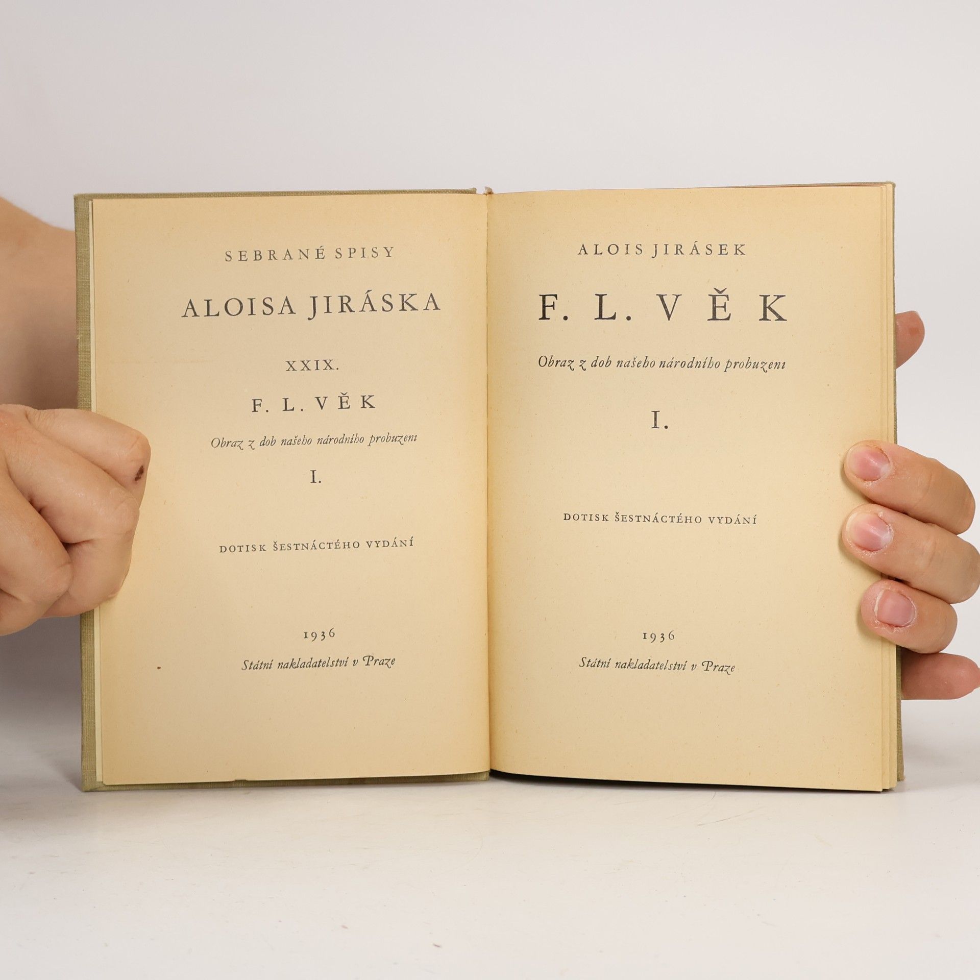 Jaroslav Jirásek F. L. Věk I.