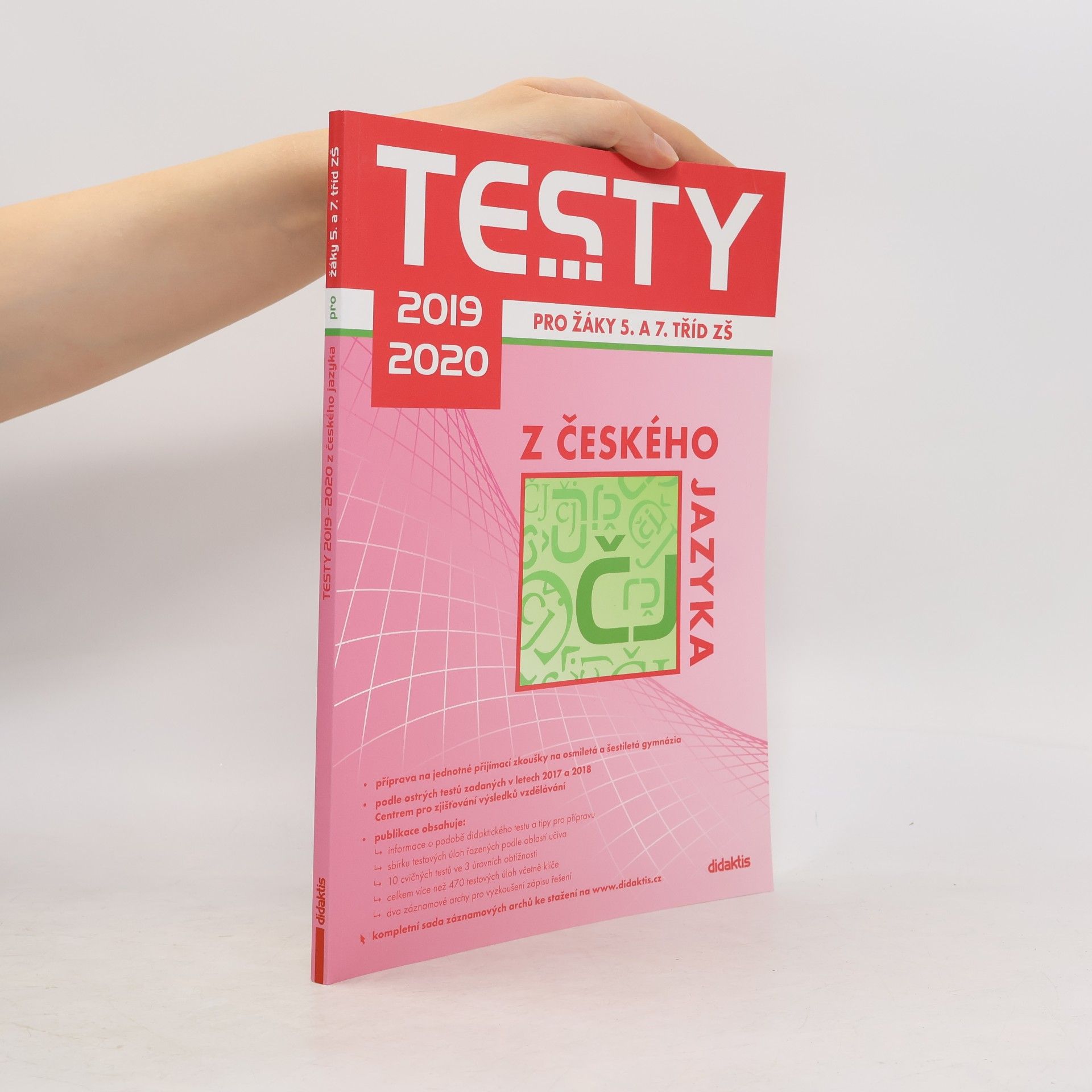 Kolektiv autorů Testy ... z českého jazyka: Pro žáky 5. a 7. tříd ZŠ