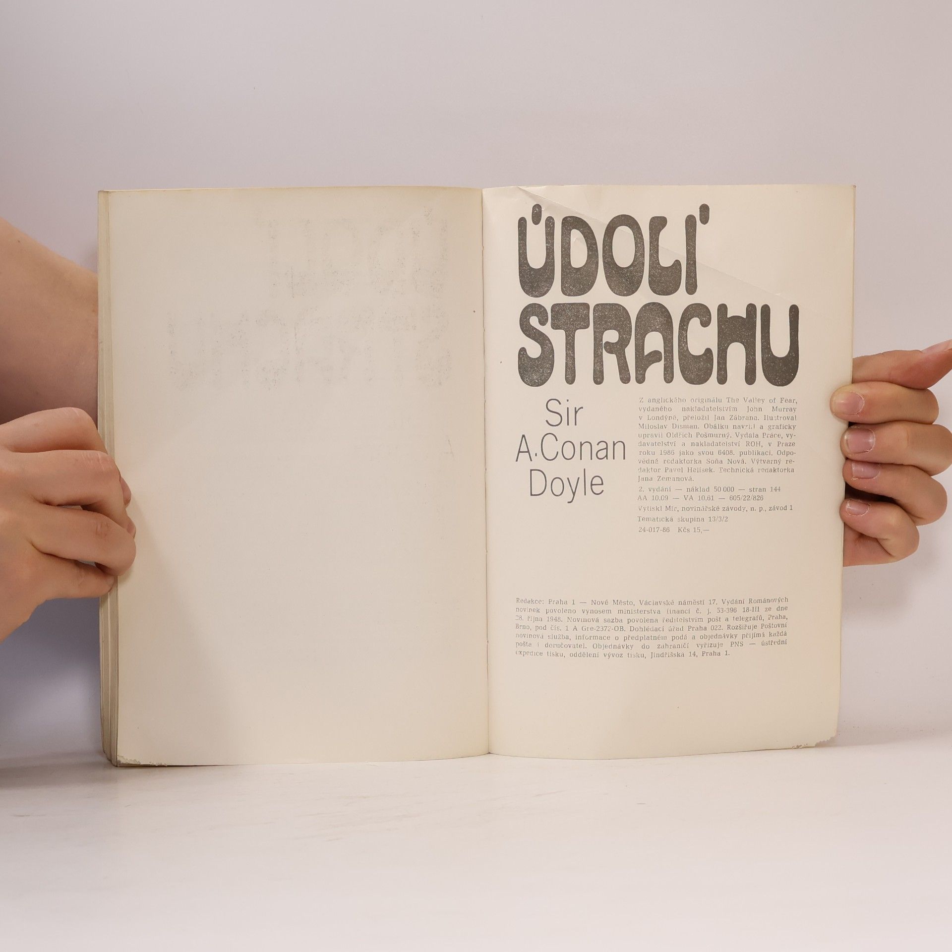 Arthur Conan Doyle Údolí strachu