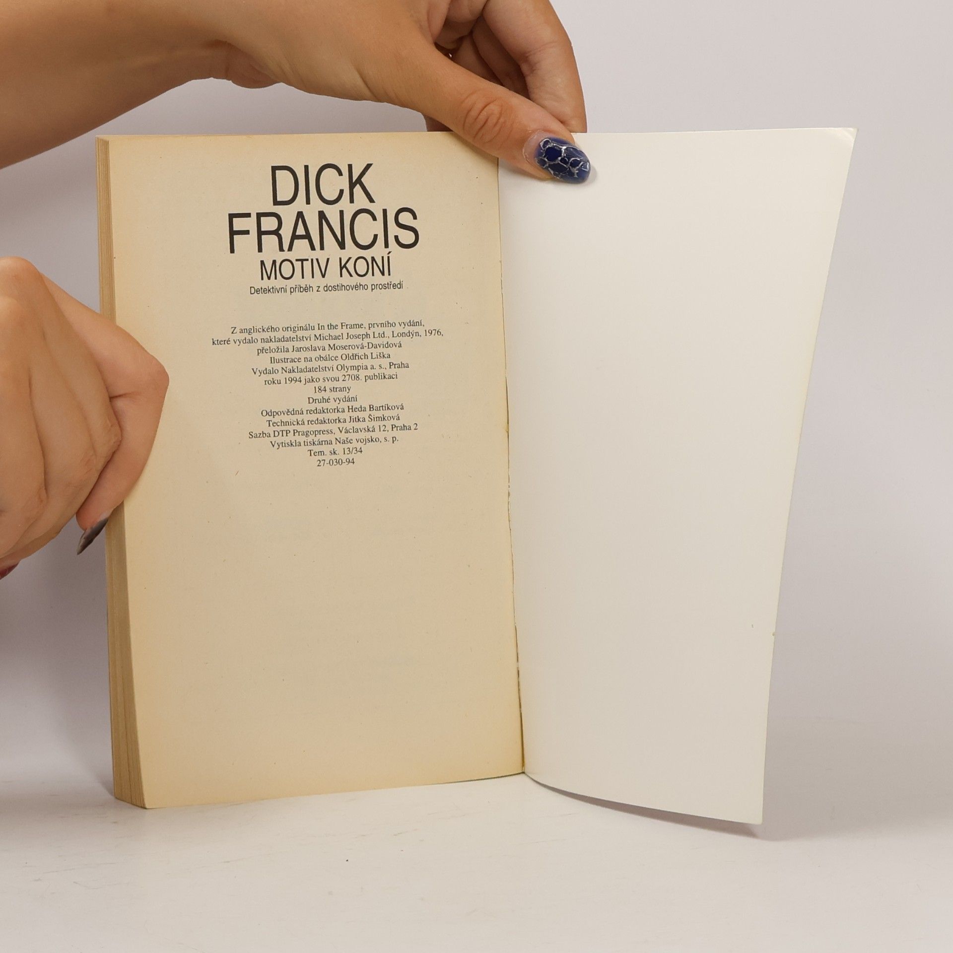 Dick Francis Motiv koní