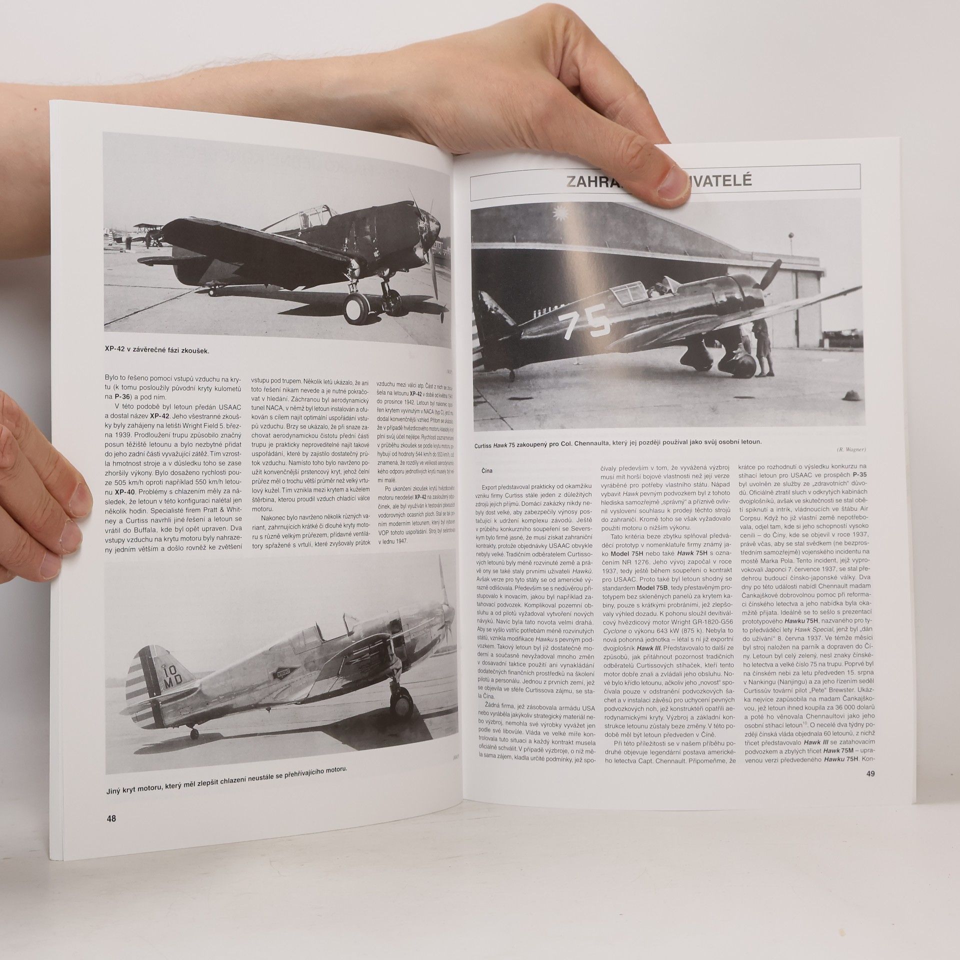 Marek Ryś Curtiss P-36 Hawk 1. část Monografie