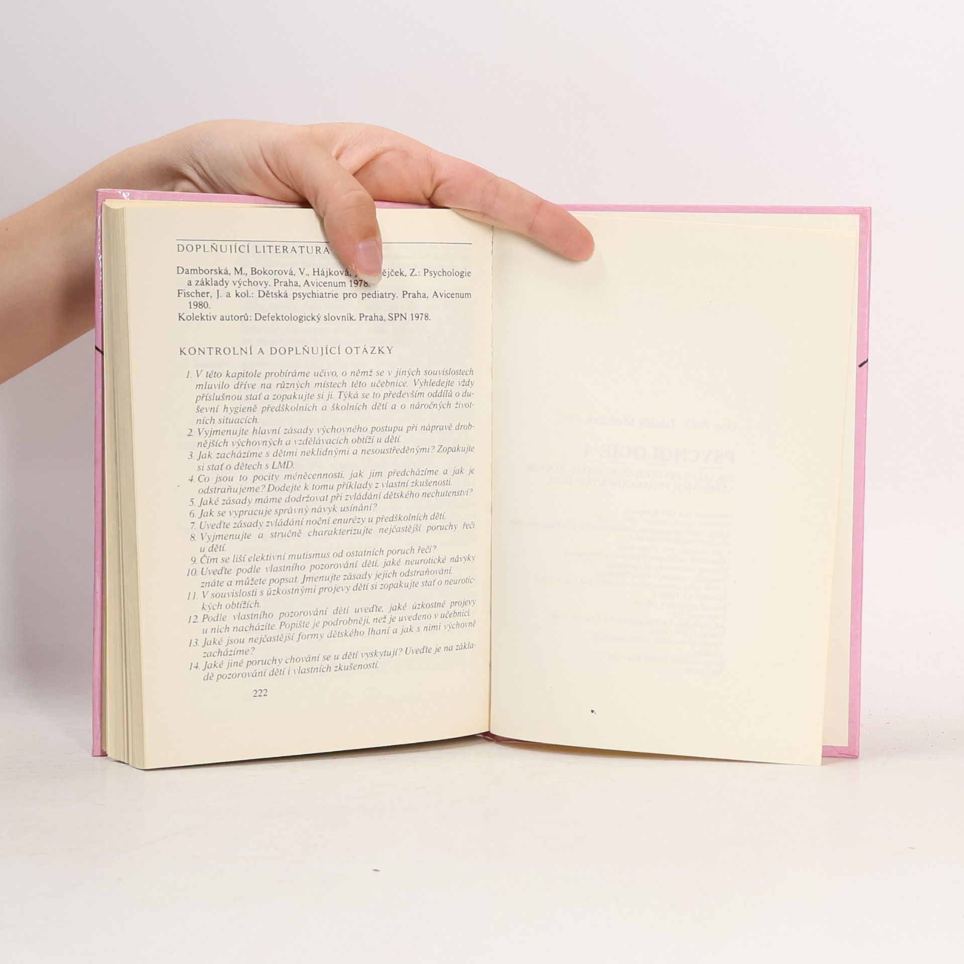 Zdeněk Matějček Psychologie 4. Sociální psychologie pro 4. ročník středních pedagogických škol