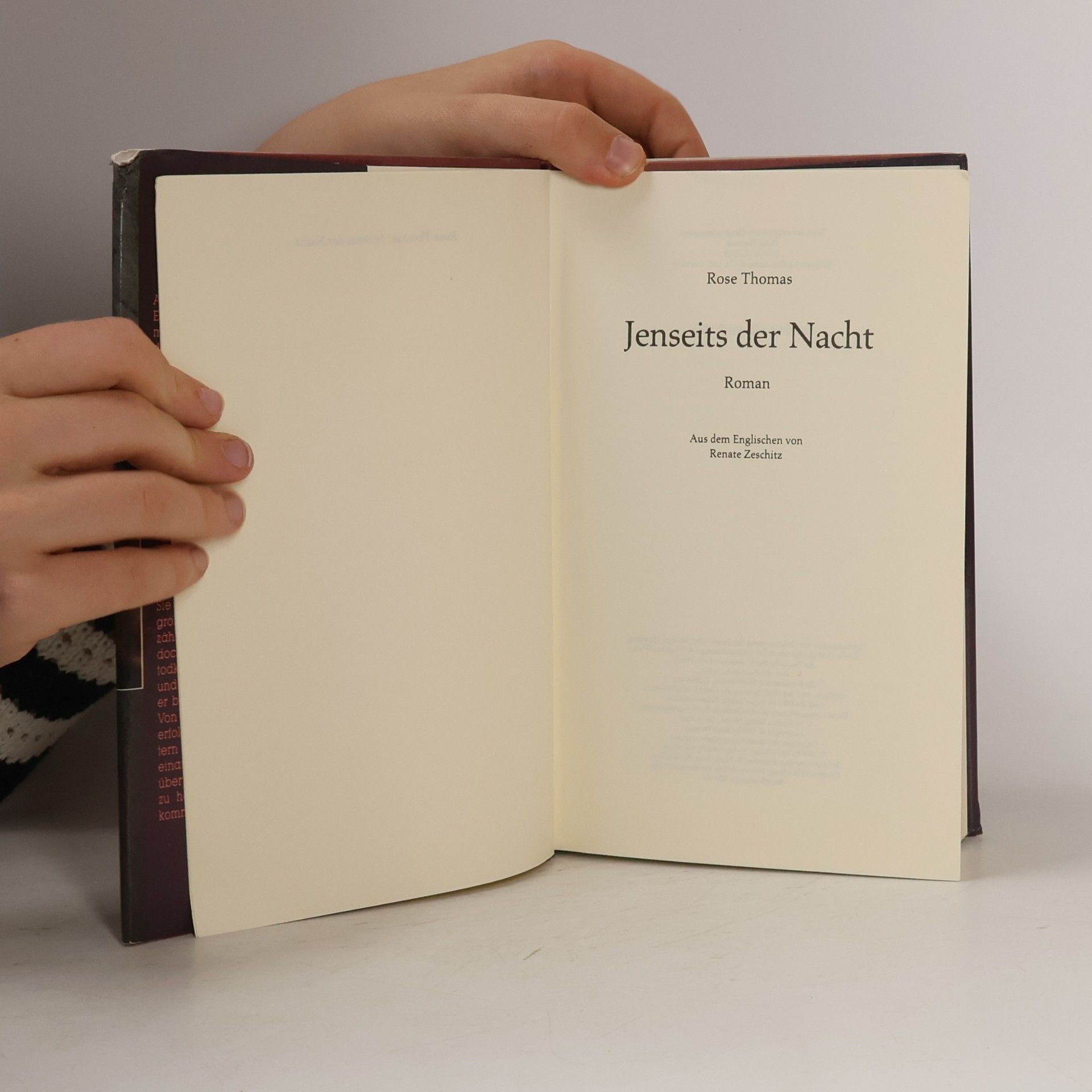 Rose Thomas Jenseits der Nicht