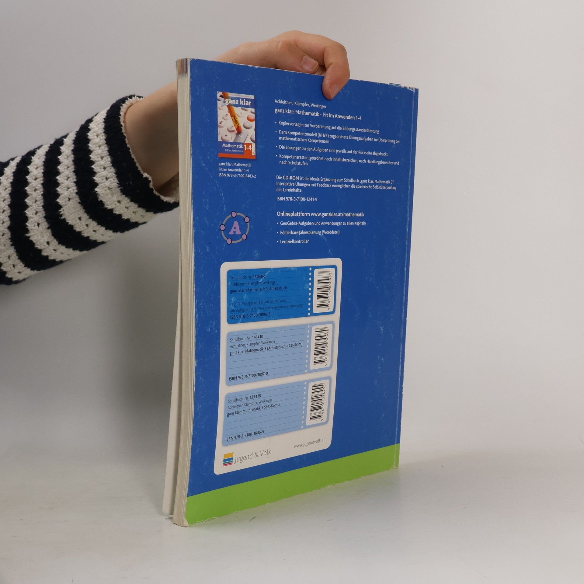 Renate Achleitner Mathematik 3, Arbeitsbuch