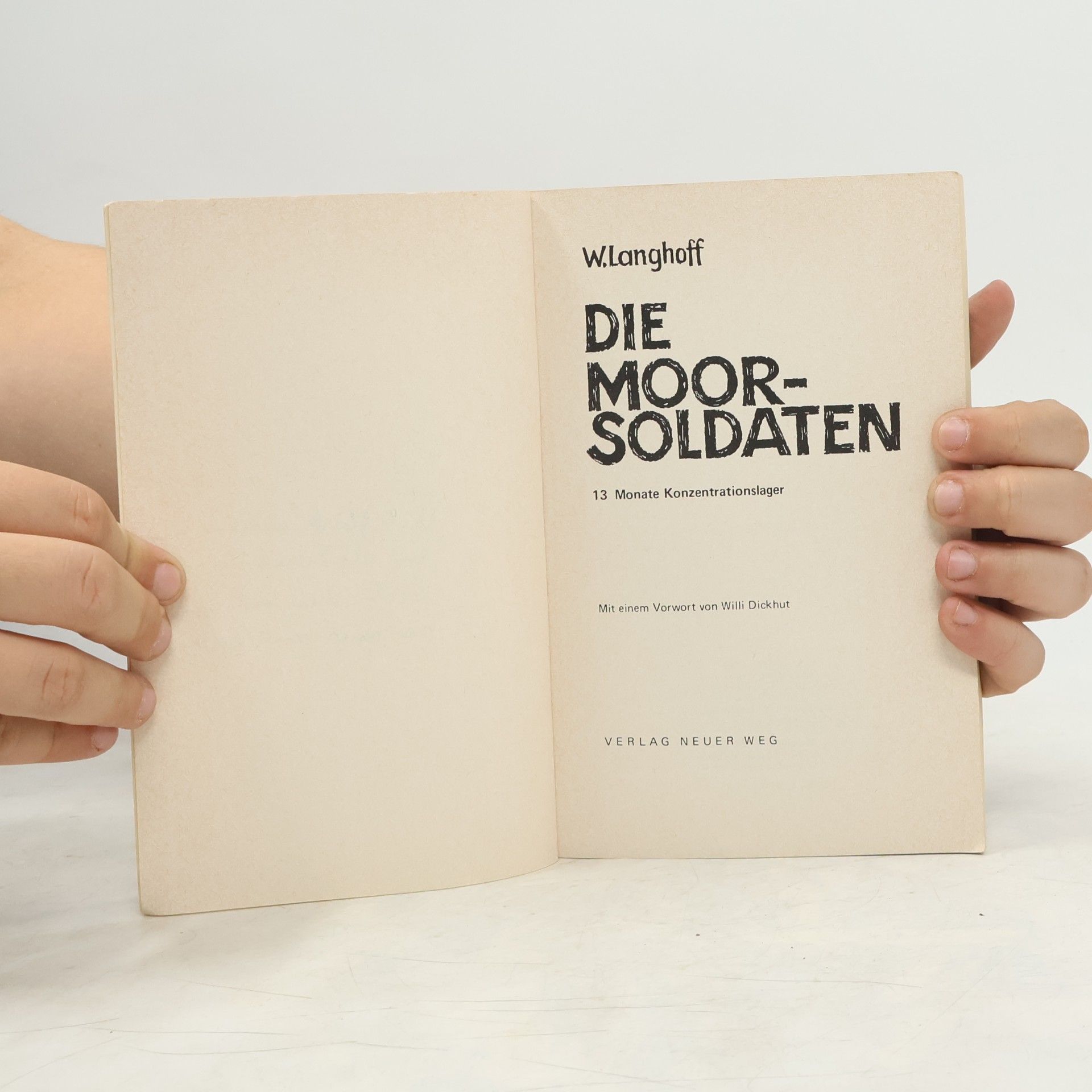 Wolfgang Langhoff Die Moorsoldaten