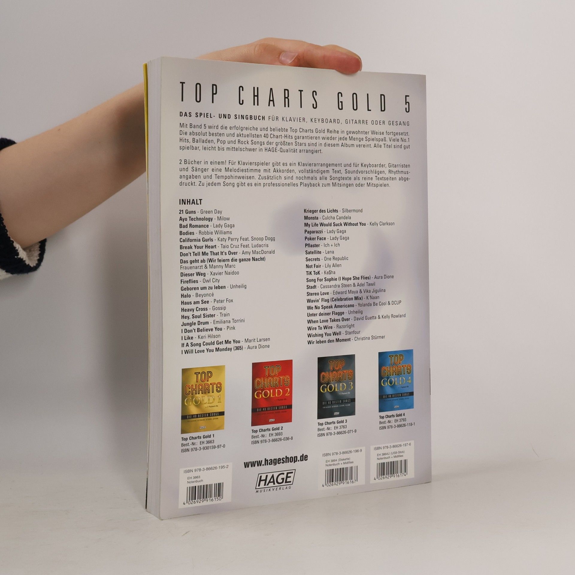 Autorenkollektiv Top Charts Gold 5. Die 40 Besten Songs