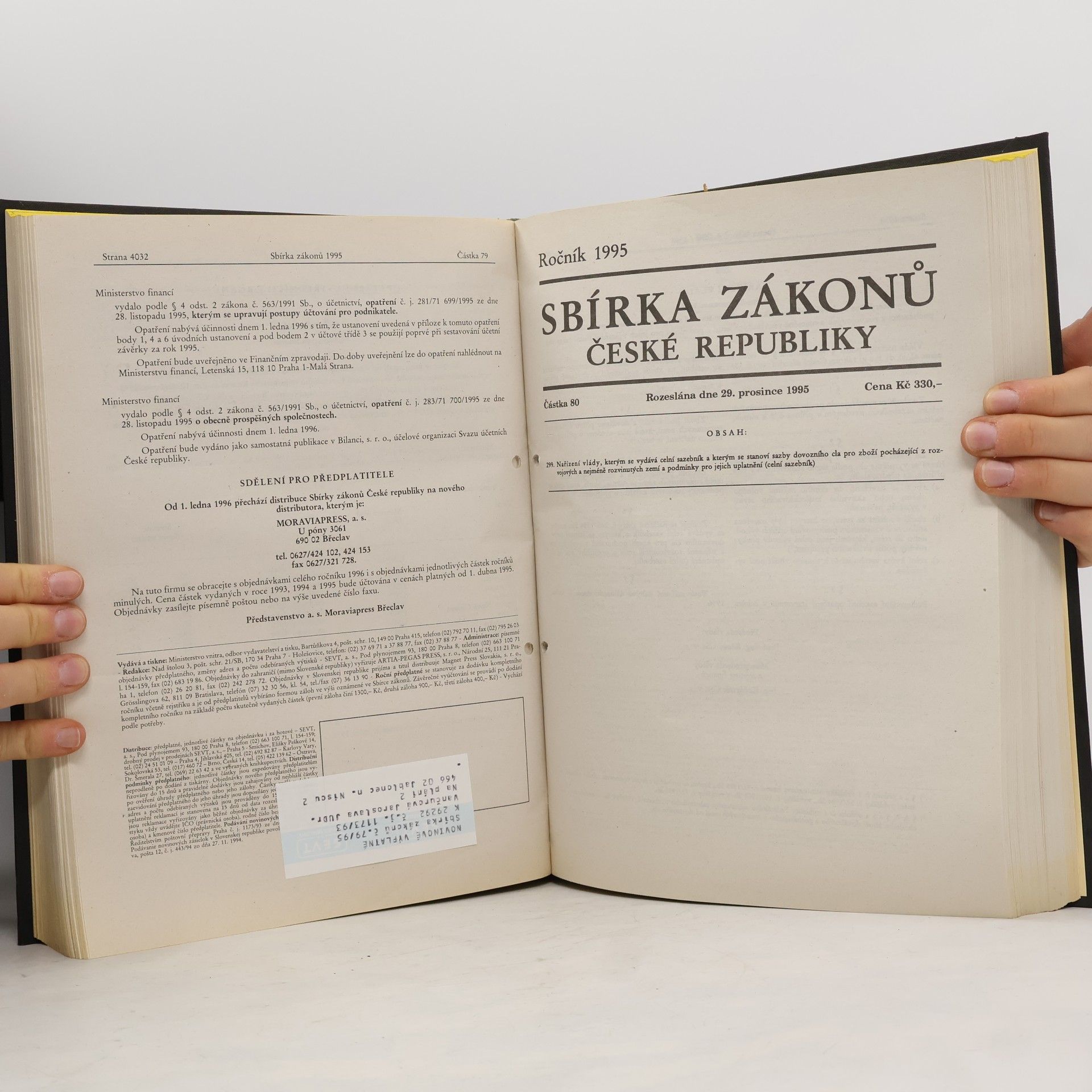 Kolektív autorov Sbírka zákonů 1995 I.