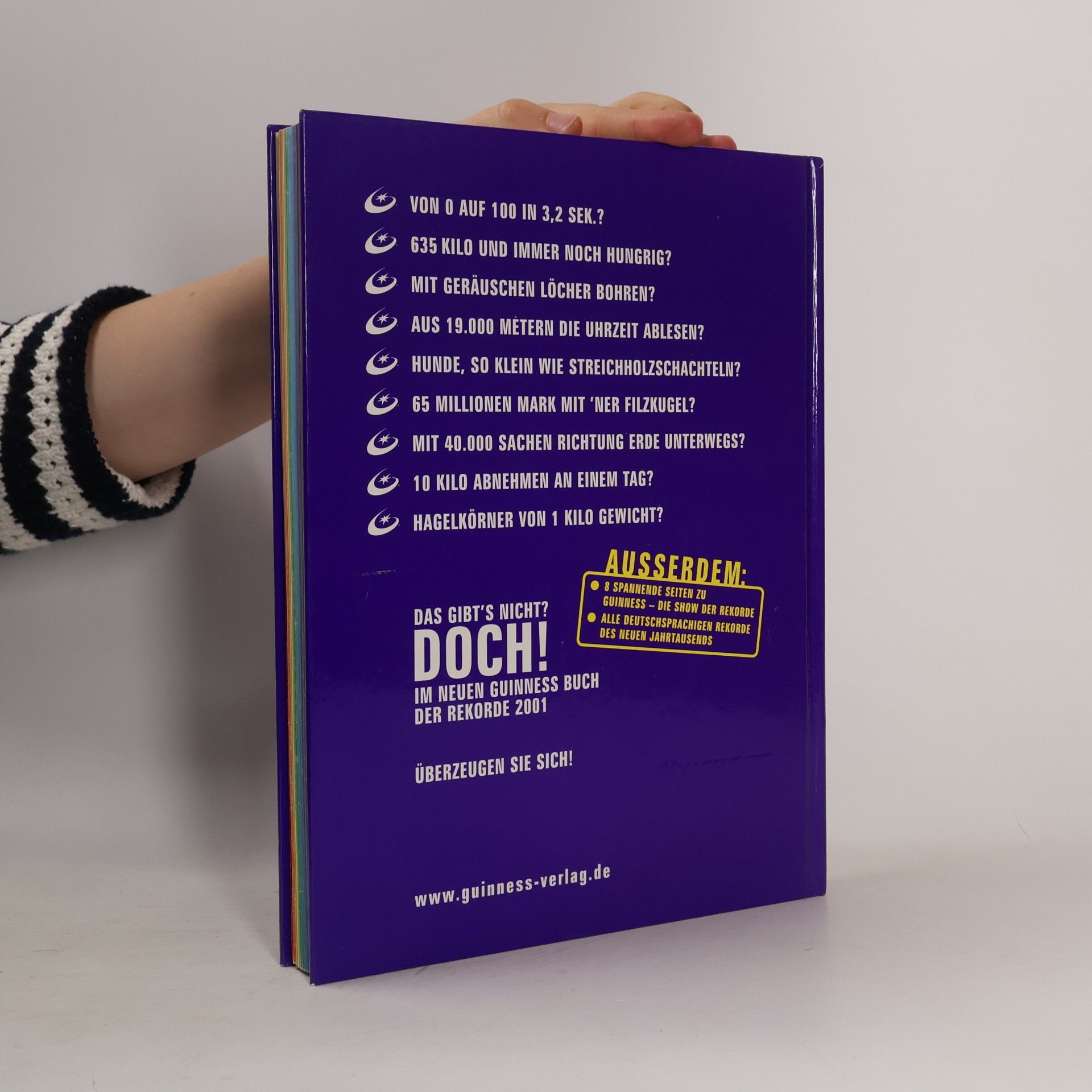 Autorenkollektiv Guinness Buch der Rekorde 2001