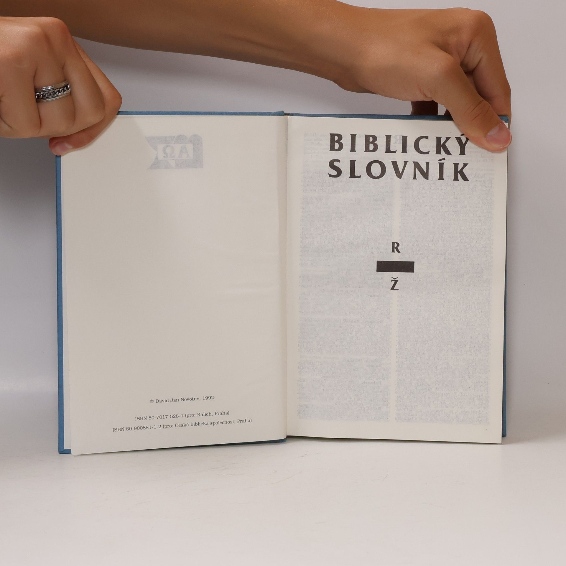 Adolf Novotný Biblický slovník R-Ž