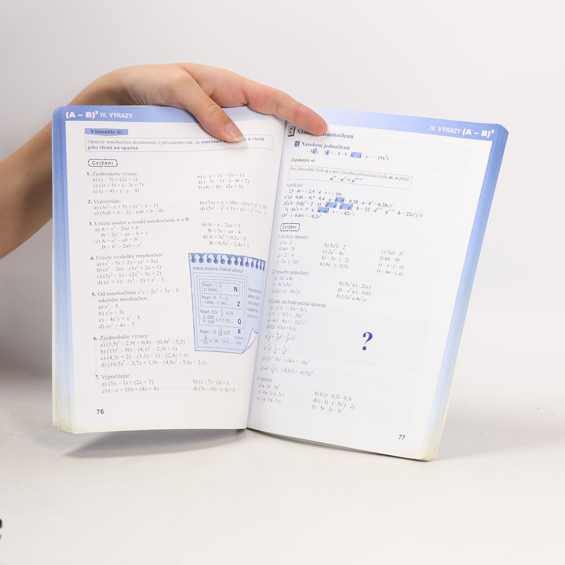 Zdeněk Půlpán Matematika 8 pro základní školy : algebra