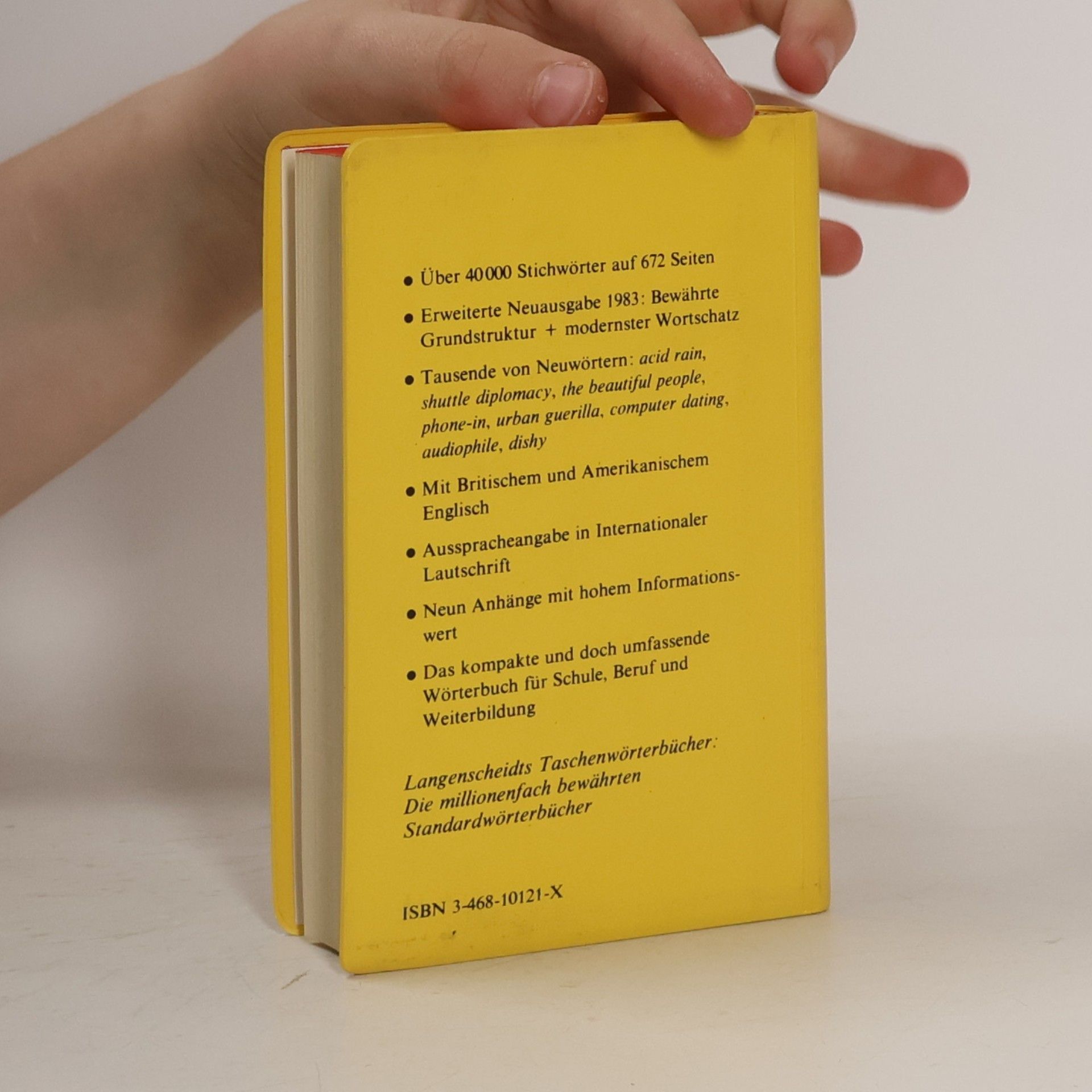 Edmunt Klatt Langenscheidts Taschenwörterbuch Englisch. Erster Teil, Englisch-Deutsch