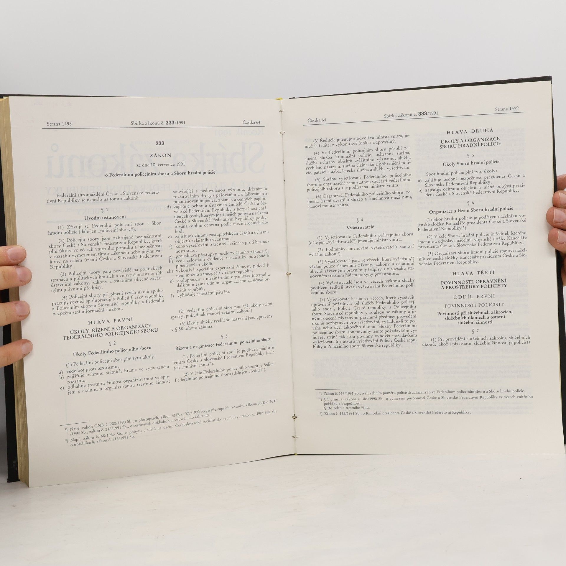 Kolektiv autorů Sbírka zákonů ČSFR 2/1991