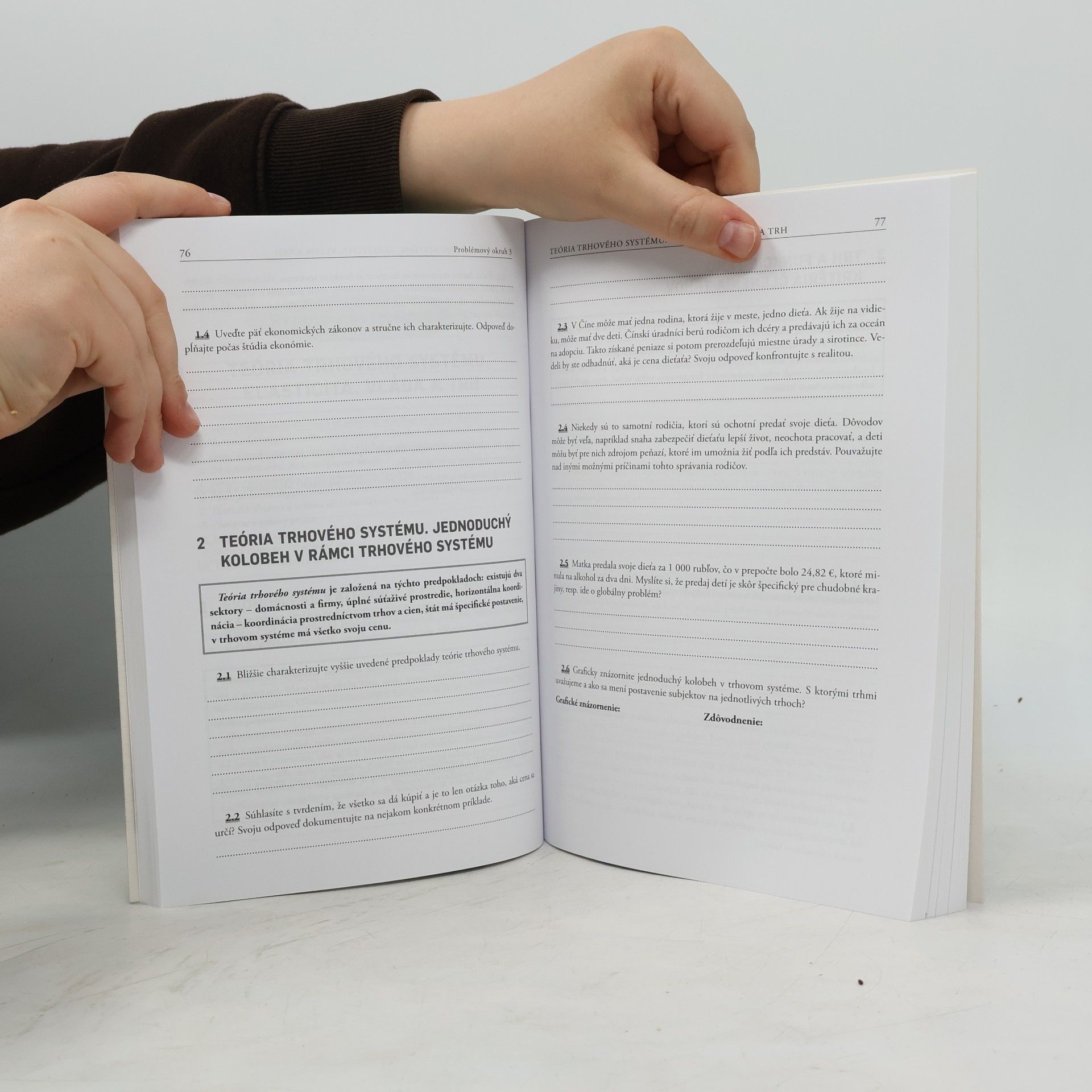 Daria Rozborilová Ekonómia praktikum, Ekonomická teória 1
